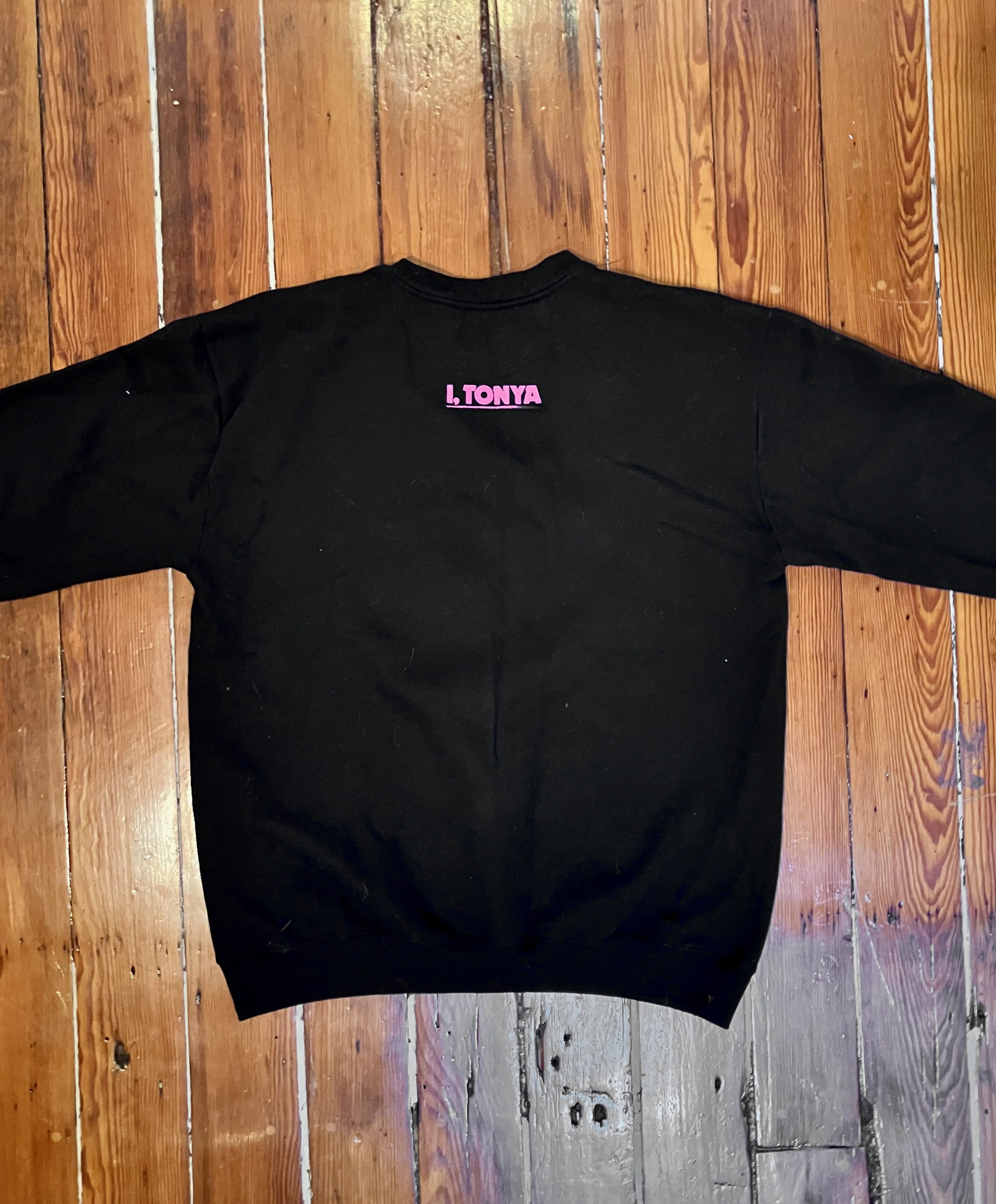 Gildan RARE Tonya Harding "No Comment" Sweatshirt Size US L / EU 52-54 / 3 - 2 Thumbnail