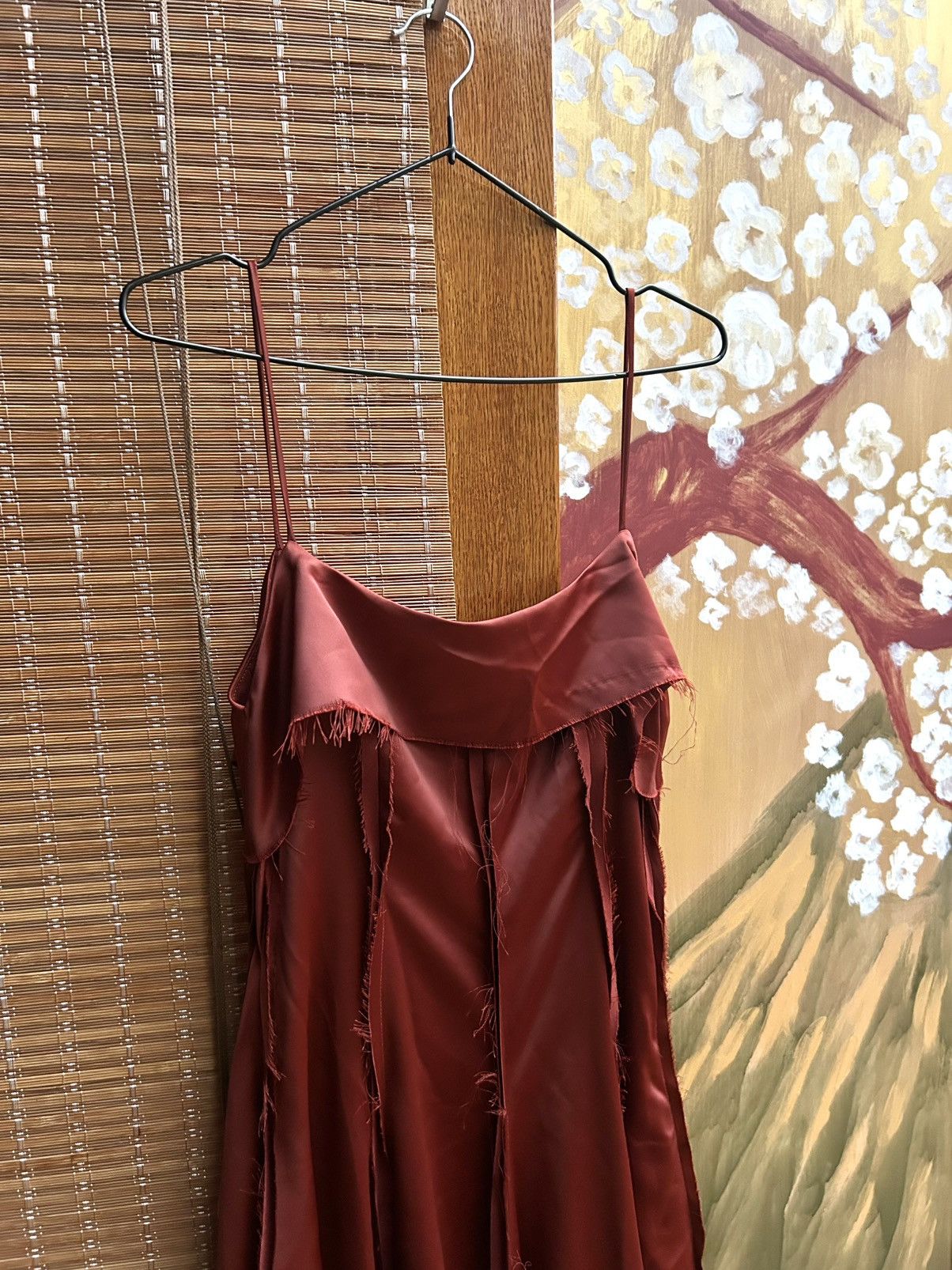 Handmade Peng Tai Deconstructed Silk Blend Maxi Wabi Sabi Dress Sz XS Size XS / US 0-2 / IT 36-38 - 3 Thumbnail