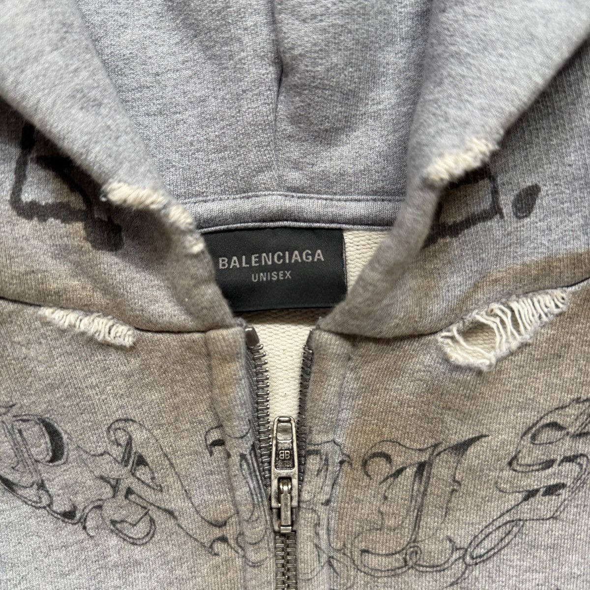 Balenciaga Rare balenciaga tattoo hoodie Size US M / EU 48-50 / 2 - 3 Thumbnail