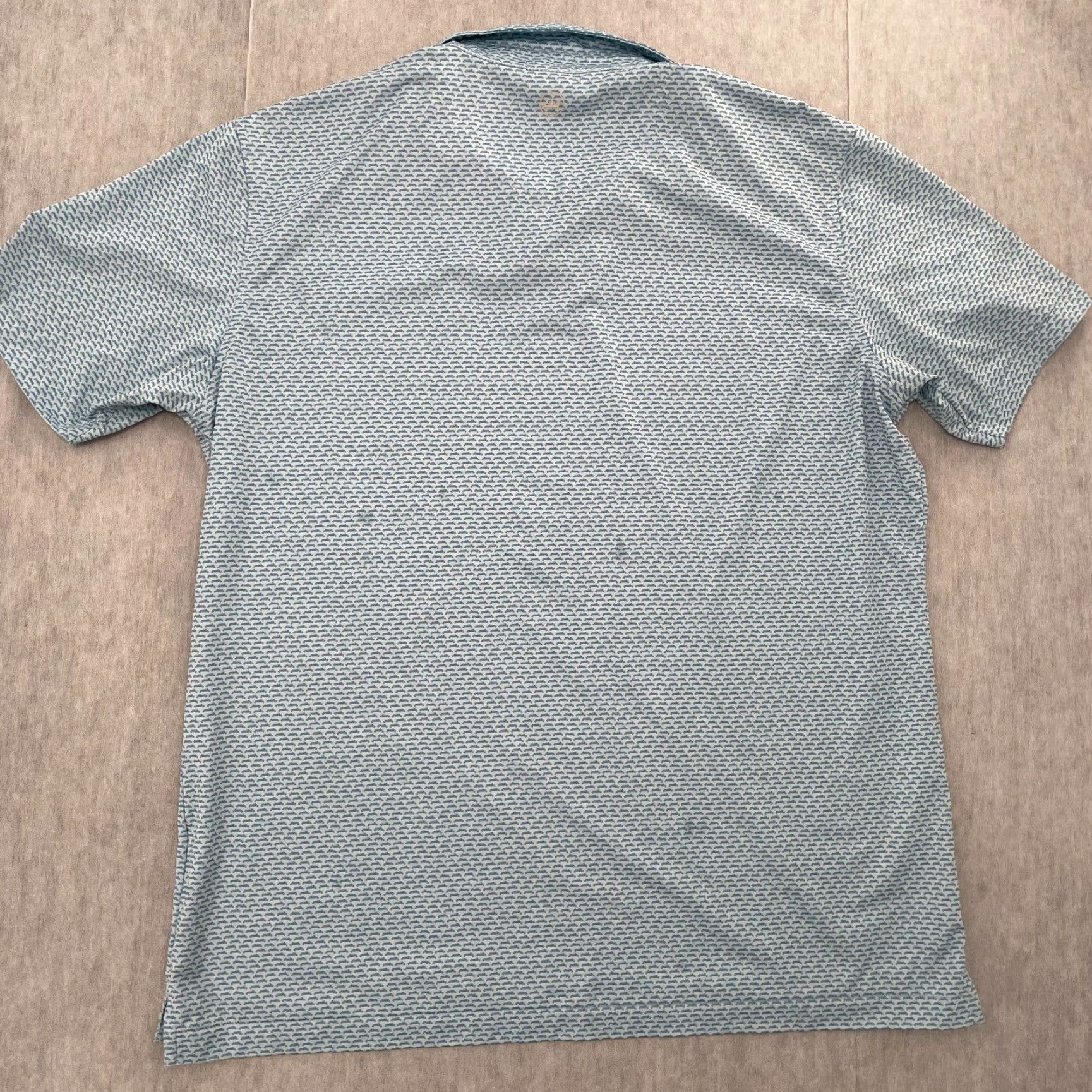 Peter Millar VINTAGE Peter Millar Crown Crafted Polo Shirt Mens Adult XL Blue All Over Race Car Print Golf Polo Shirt Mens XL Blue Cars 90s Size US XL / EU 56 / 4 - 2 Thumbnail
