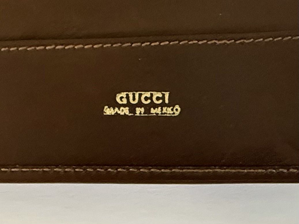 Gucci Vintage Gucci checkbook wallet Size ONE SIZE - 6 Thumbnail