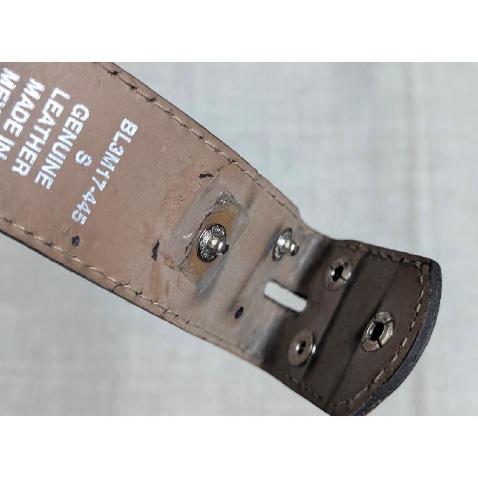 Miss Me VINTAGE western belt Miss Me Teal Tooled Leather 30" Women Belt Size ONE SIZE - 5 Thumbnail