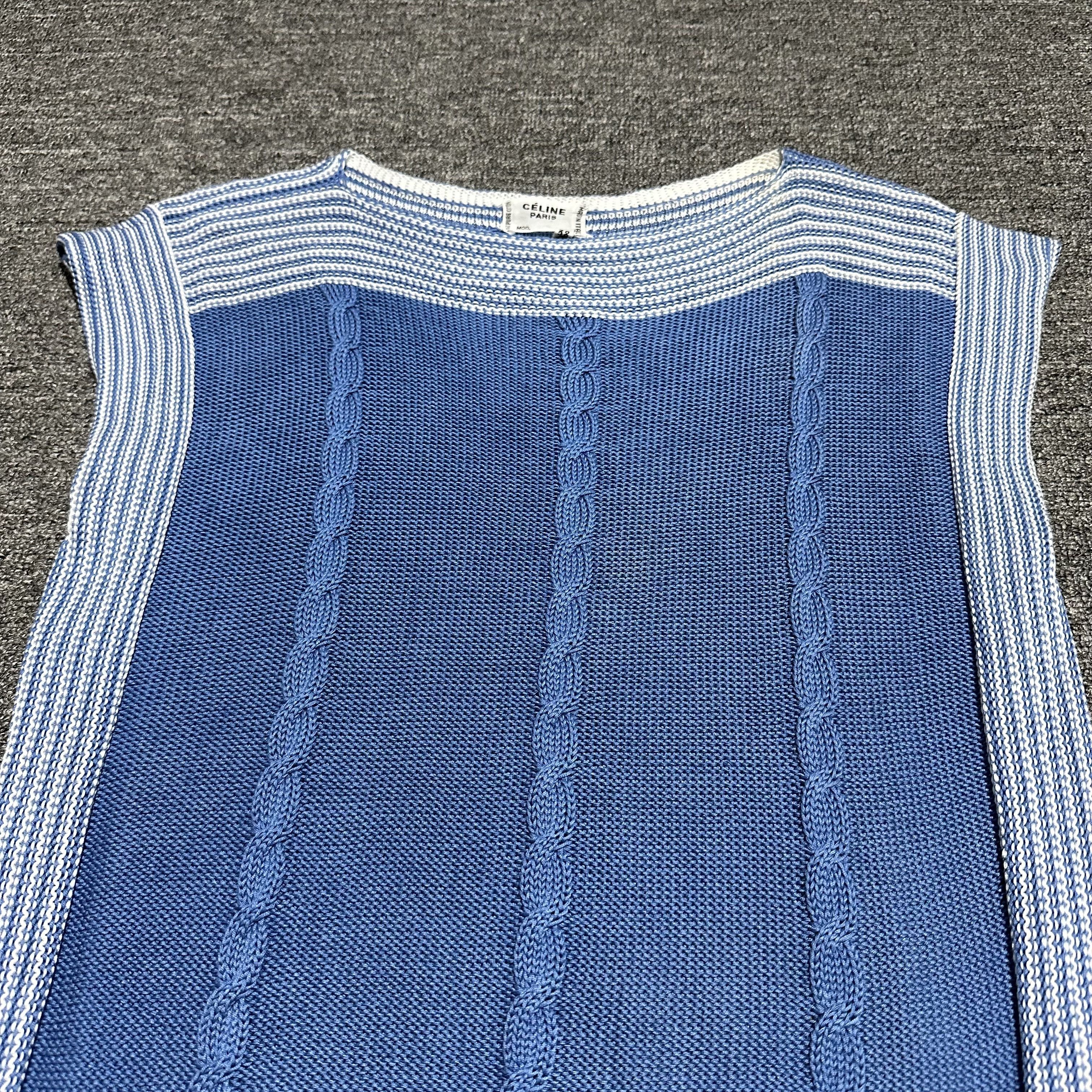 Celine × Vintage Vintage Celine Knitwear Tee Size M / US 6-8 / IT 42-44 - 2 Thumbnail