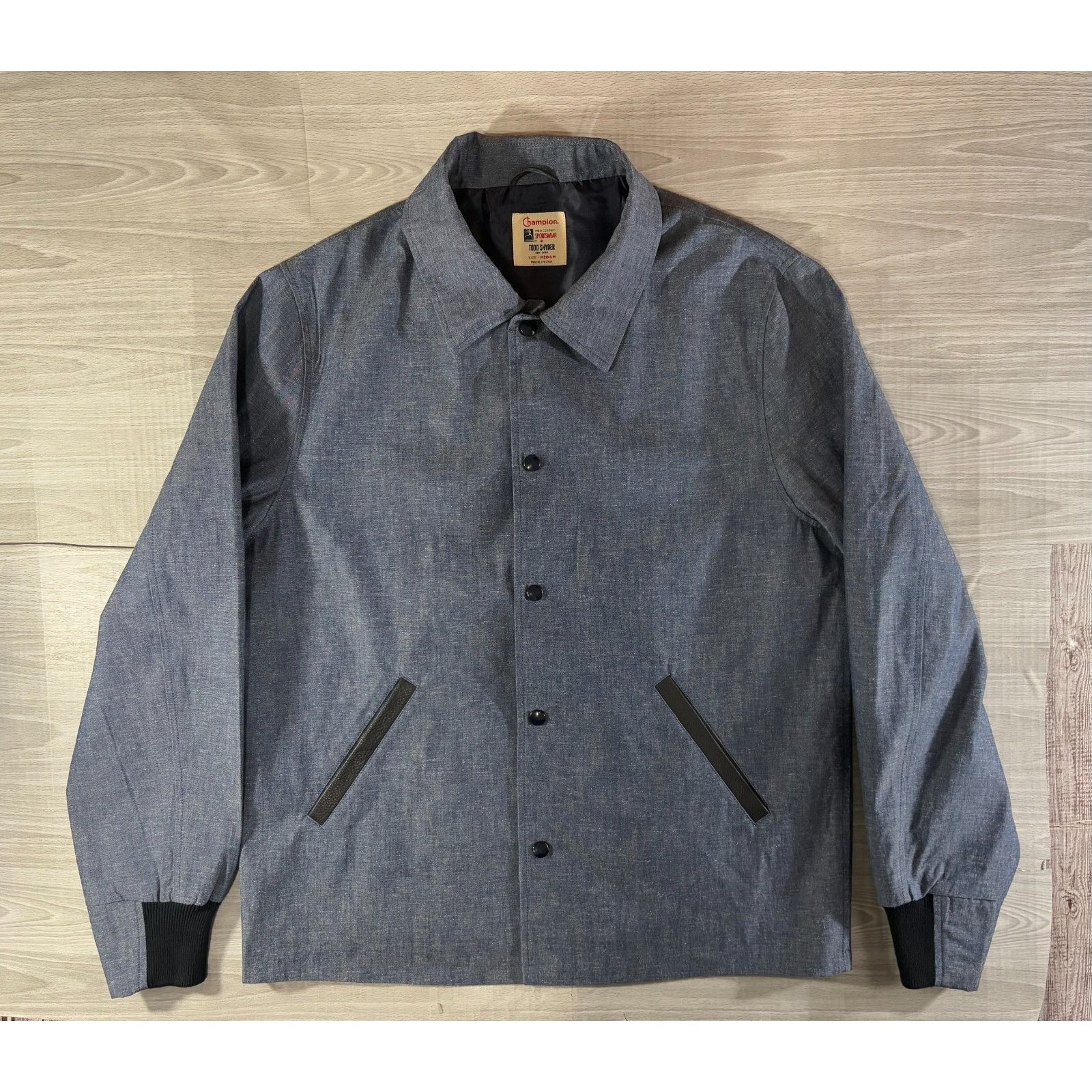 Todd Snyder Todd Snyder X CHAMPION cotton coach Jacket sz Medium color Size US M / EU 48-50 / 2 - 1 Thumbnail