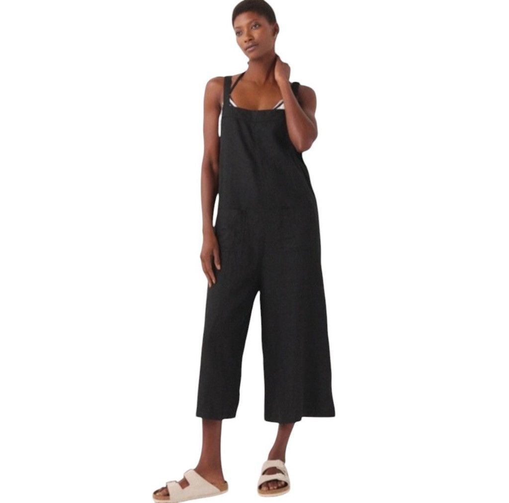 BCBGENERATION Women's WideLeg Sleeveless Jumpsuit Size Small