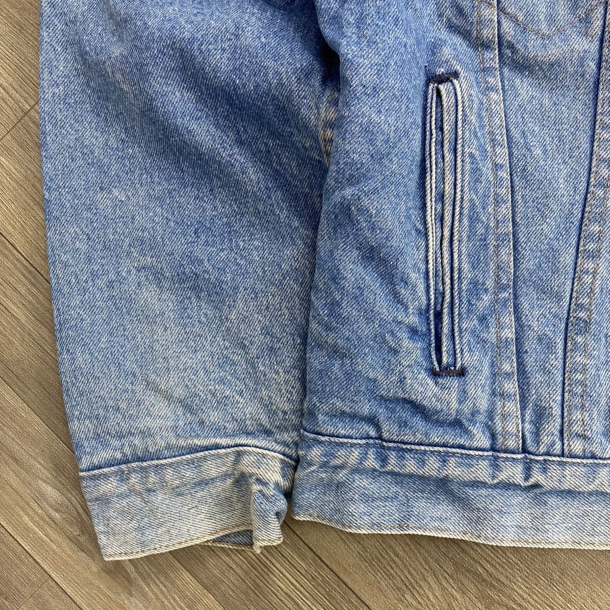 Levi's Vintage Clothing 1980s Vintage Levis Sherpa Orange Tab #527 USA Denim Jacket Size US M / EU 48-50 / 2 - 6 Thumbnail