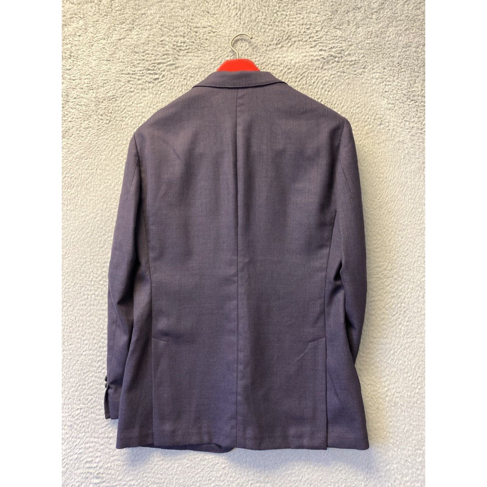 Bonobos BONOBOS Comero Unconstructe Wool Blazer Jacket 40 Regular Dark Plum Slim Men Size 40R - 6 Thumbnail