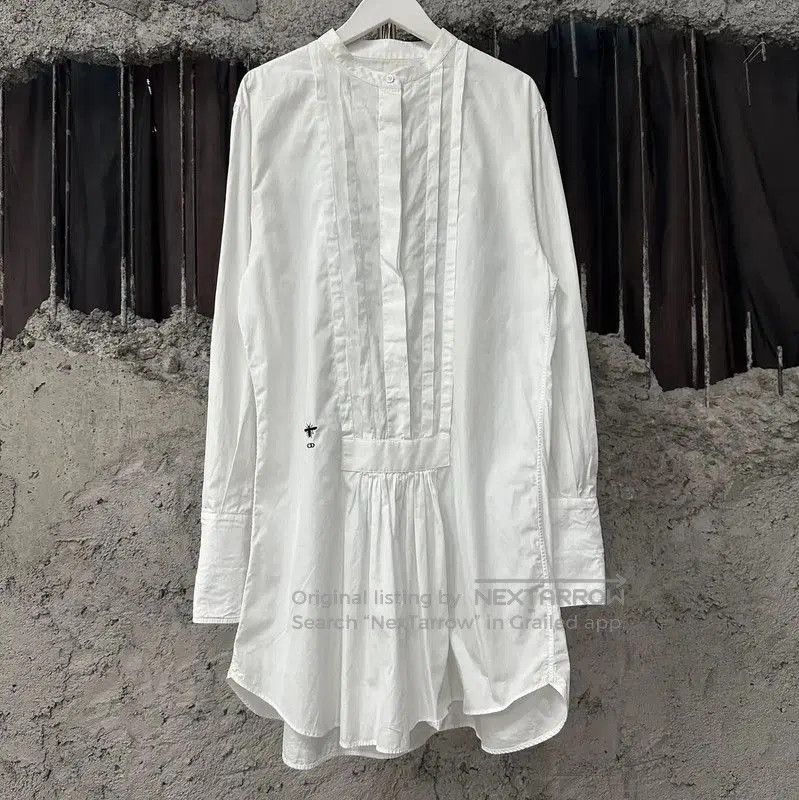 Dior Dior White Cotton Long Sleeve Dress . Size M / US 6-8 / IT 42-44 - 1 Thumbnail