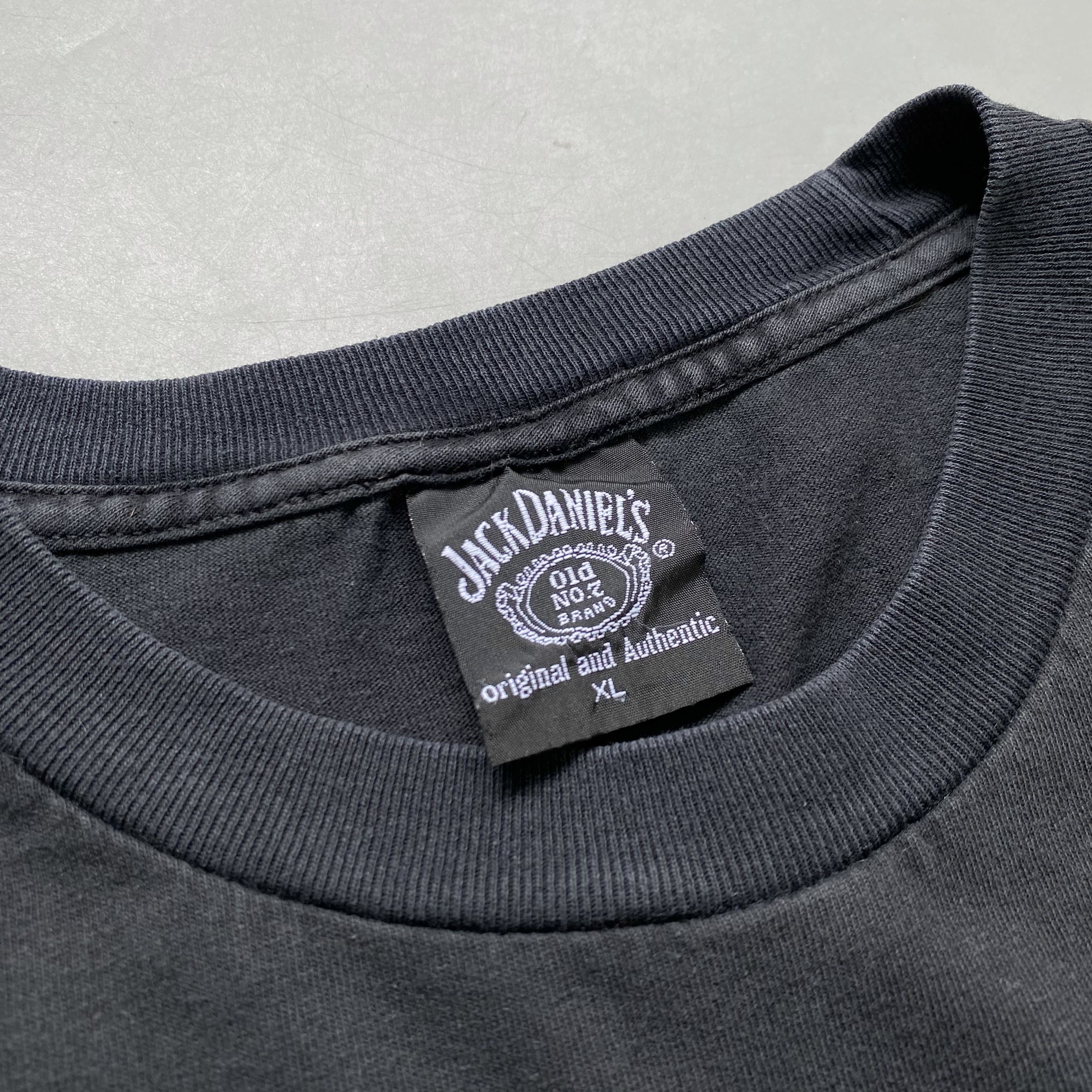Vintage 🥃 Vintage 90s Jack Daniels Old No.7 Whiskey promo tee Size US L / EU 52-54 / 3 - 6 Thumbnail