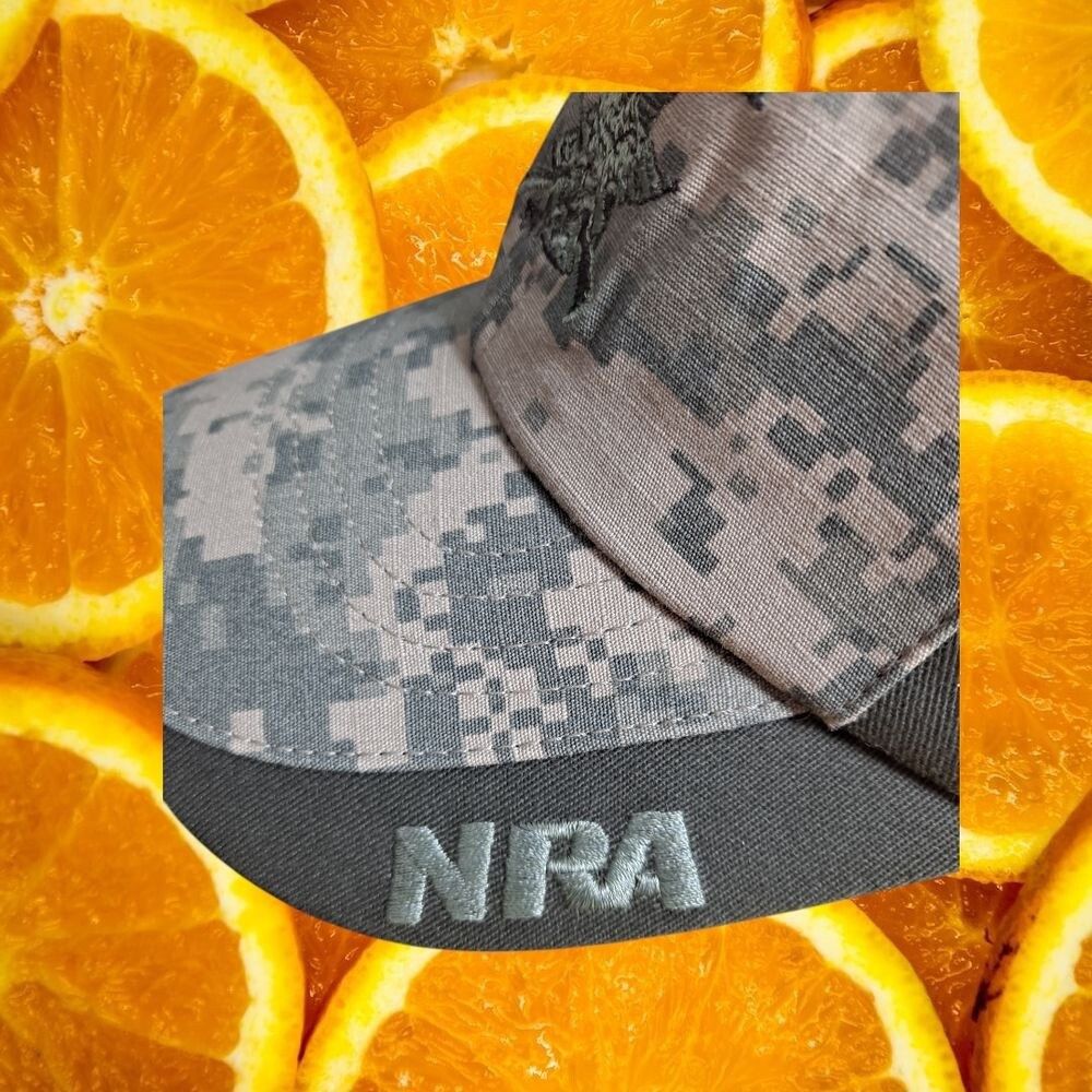 Other NRA Camo Hat Military Eagle Embroidered Baseball Cap Hunting Size ONE SIZE - 4 Thumbnail