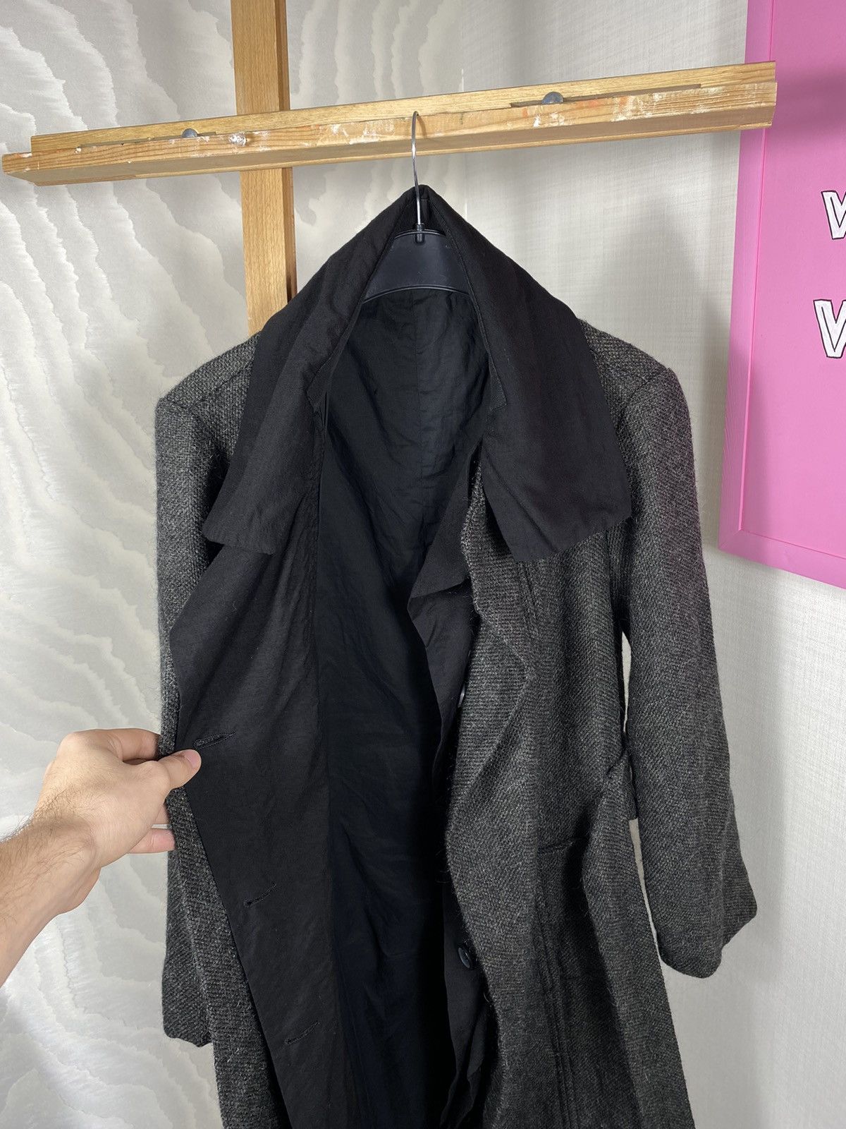 Rick Owens × Vintage Olmar & Mirta Anthracite Coat Size S / US 4 / IT 40 - 9 Thumbnail
