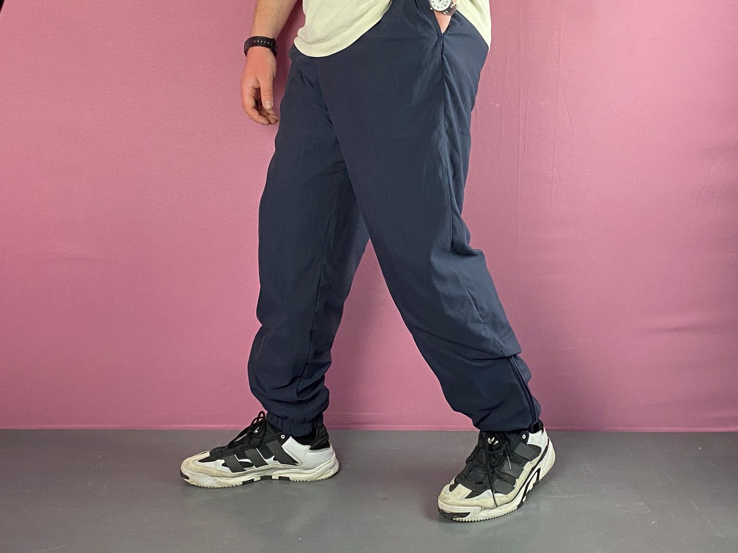 Sergio Tacchini 80s Sergio Tacchini Vintage Men's Track Pants - XL Size US 38 / EU 54 - 2 Thumbnail