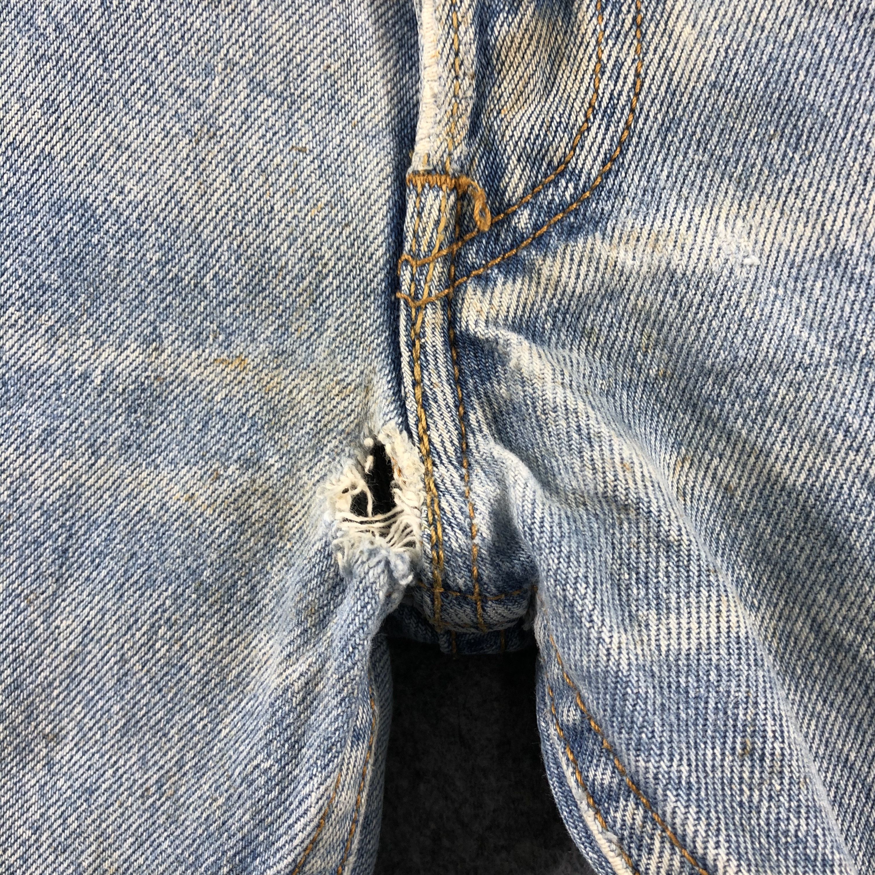 Levi's Vintage Blue Wash Levis 501 Jeans-J2578 Size US 32 / EU 48 - 12 Thumbnail