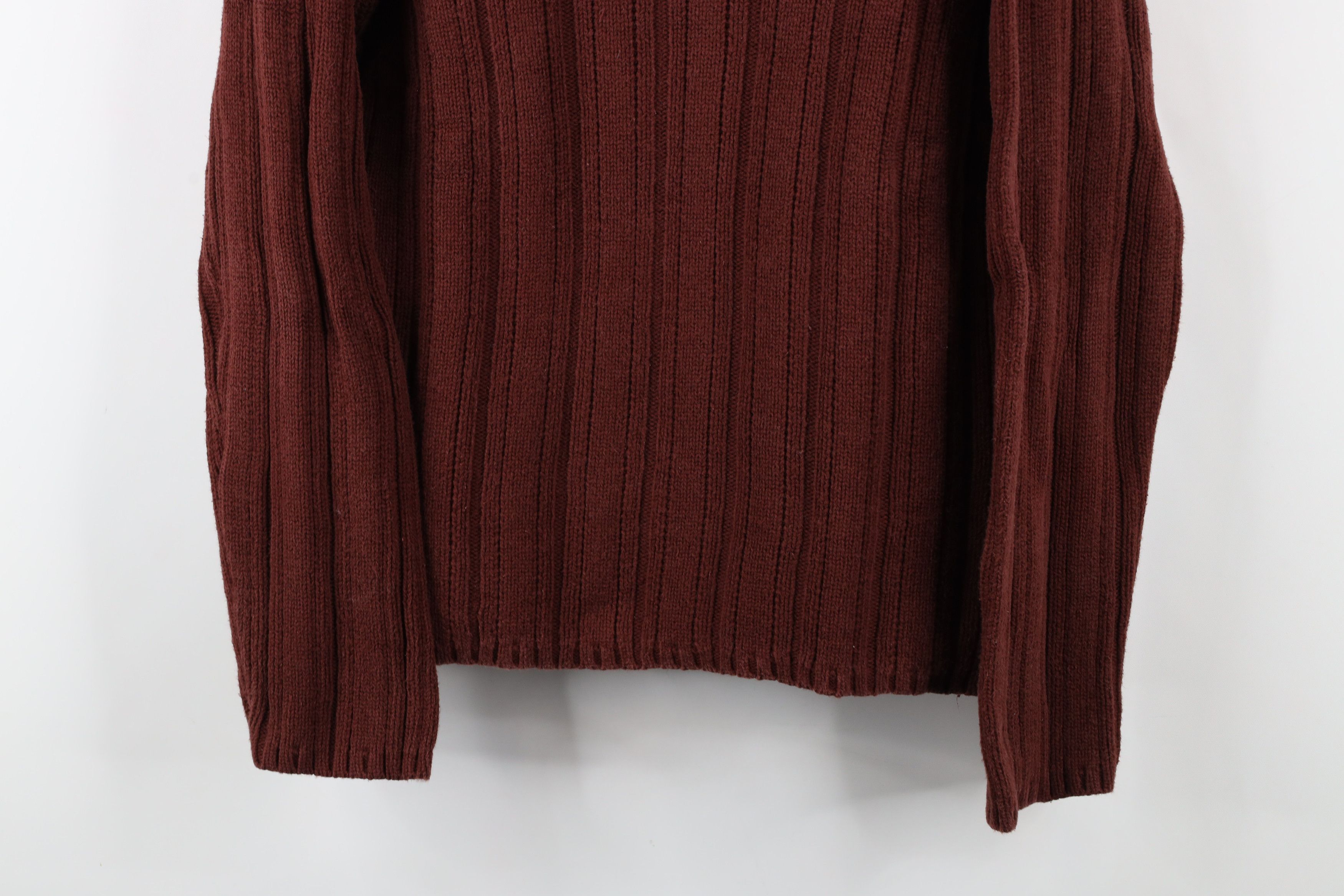 Gap × Vintage Vintage Y2K Gap Heavyweight Ribbed Knit Turtleneck Sweater Size US M / EU 48-50 / 2 - 3 Thumbnail