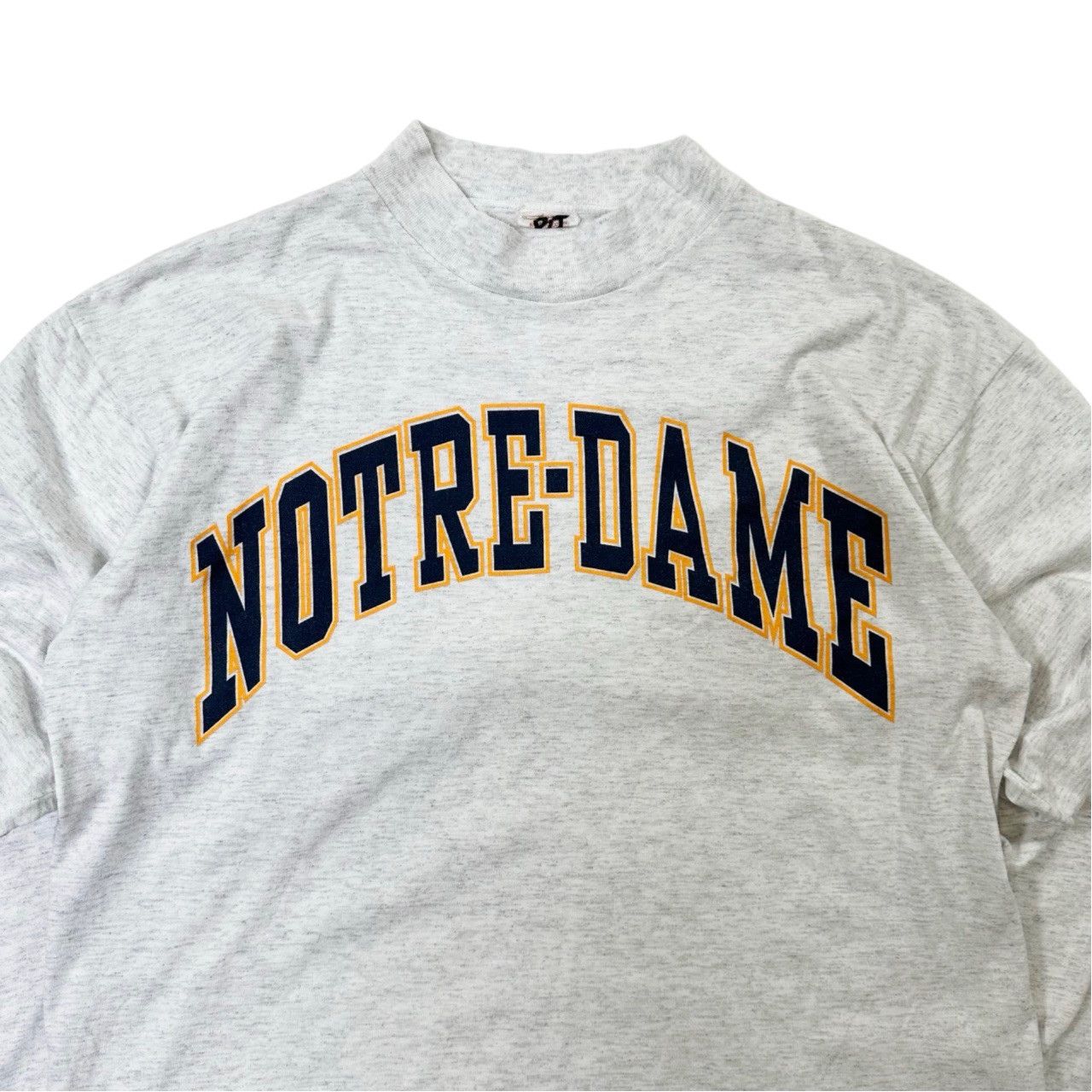 Vintage Vintage 90s Notre Dame Spellout Graphic Long Sleeve T Shirt Size US L / EU 52-54 / 3 - 2 Thumbnail