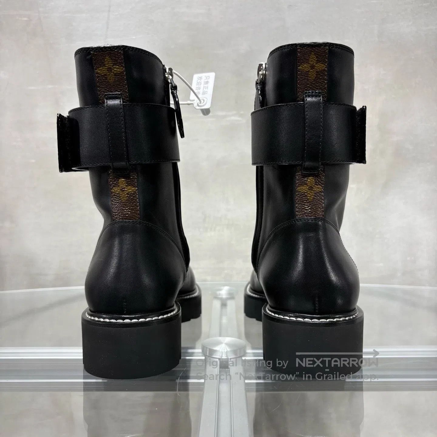 Louis Vuitton Louis Vuitton Territory Black logo Martin boots Size US 7.5 / IT 37.5 - 6 Thumbnail