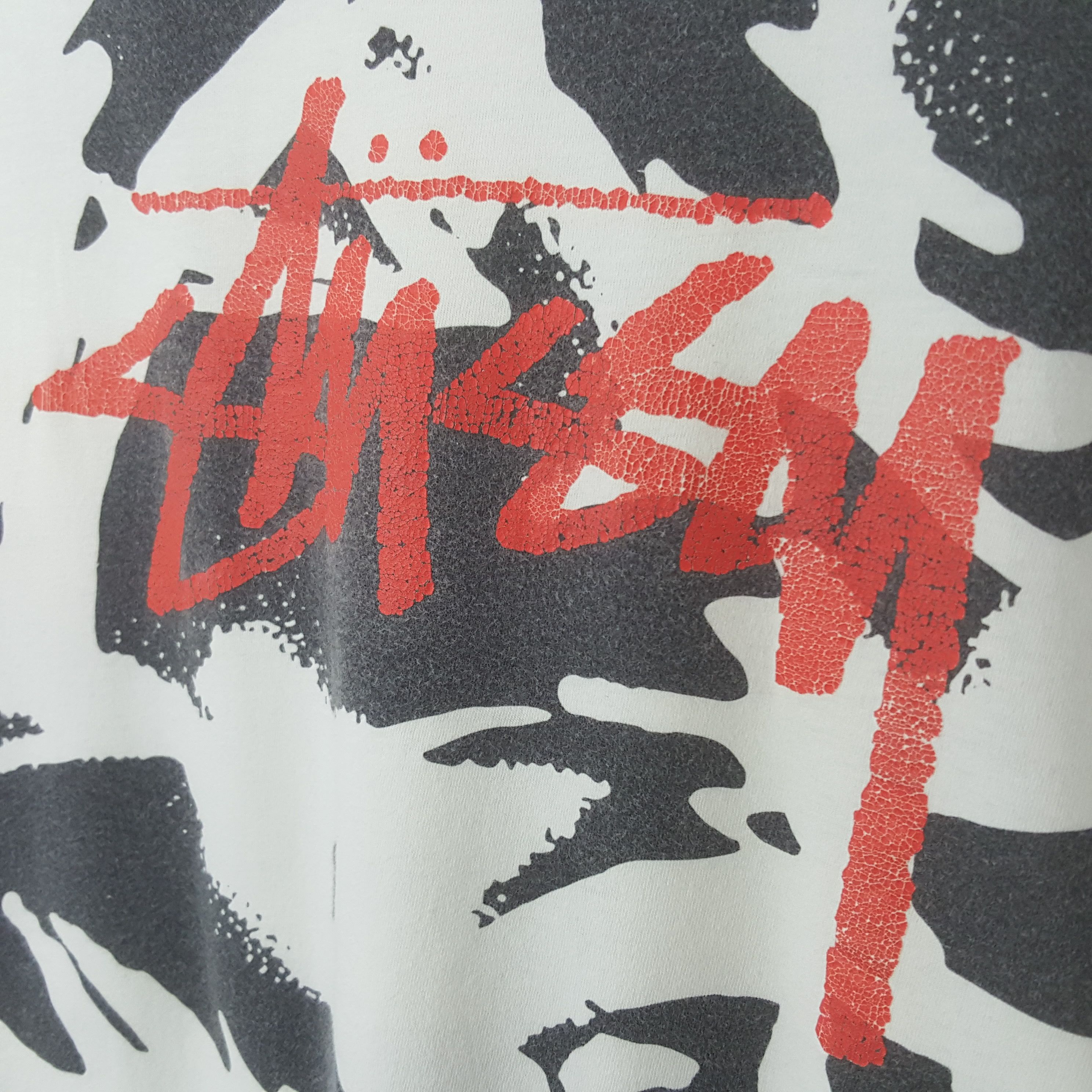 Stussy Vintage Stussy American Streetwear Overprint Tshirt RR8 Size US XXL / EU 58 / 5 - 2 Thumbnail