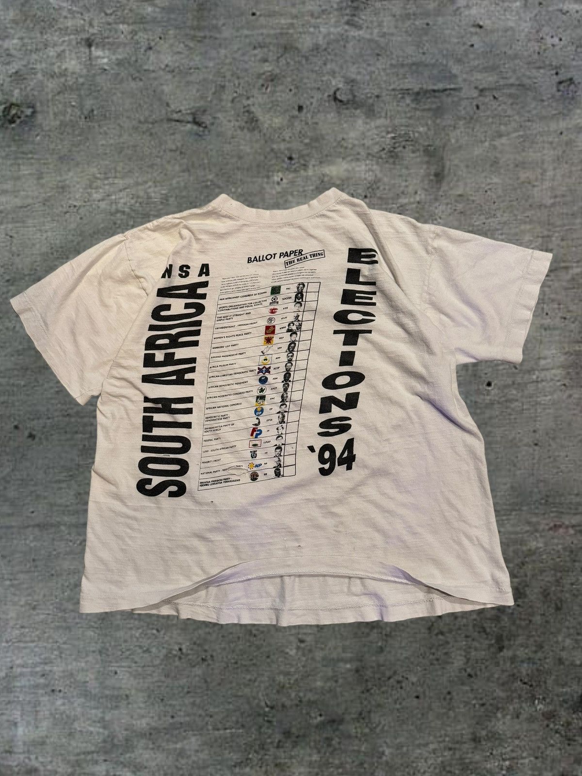 Vintage Vintage 1994 Nelson Mandela South Africa Election Shirt Sz L Size US L / EU 52-54 / 3 - 1 Thumbnail