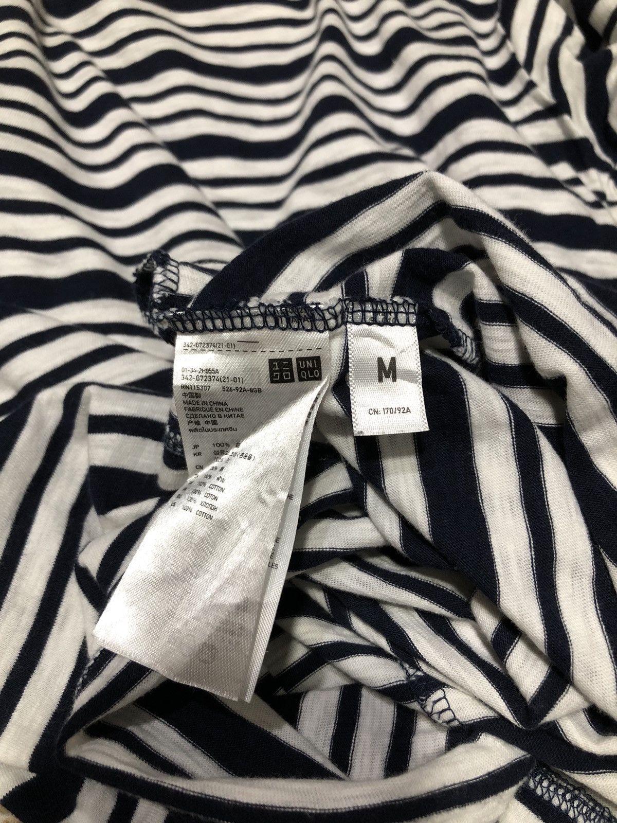 Japanese Brand × Undercover × Uniqlo Uniqlo Undercover Stripe Longsleeve Size US M / EU 48-50 / 2 - 8 Thumbnail