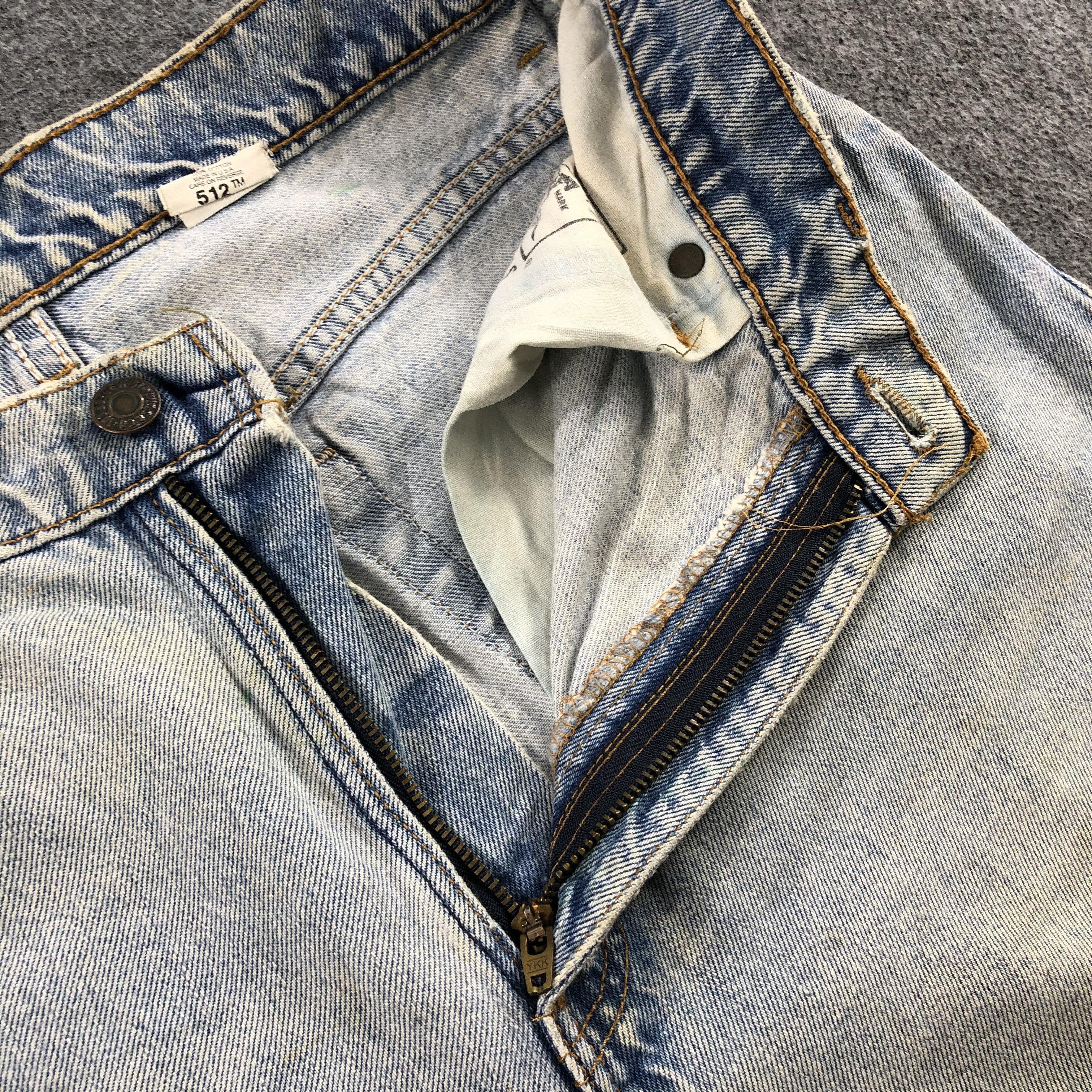 Levi's Vintage 90s Light Wash Levis 512 Jeans-J2249 Size US 29 - 8 Thumbnail