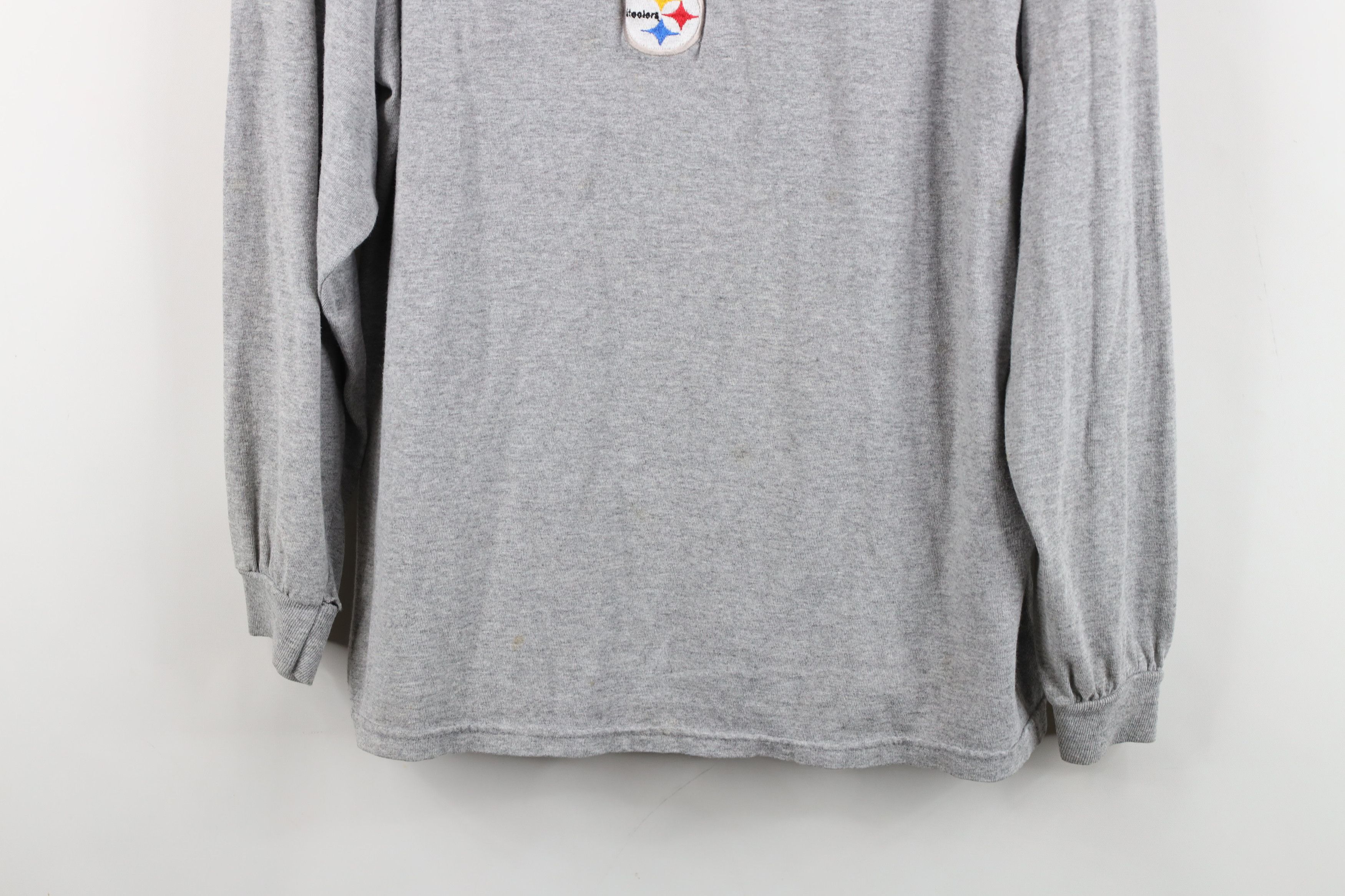 Vintage Vintage 90s Pittsburgh Steelers Football Long Sleeve T-Shirt Size US L / EU 52-54 / 3 - 3 Thumbnail