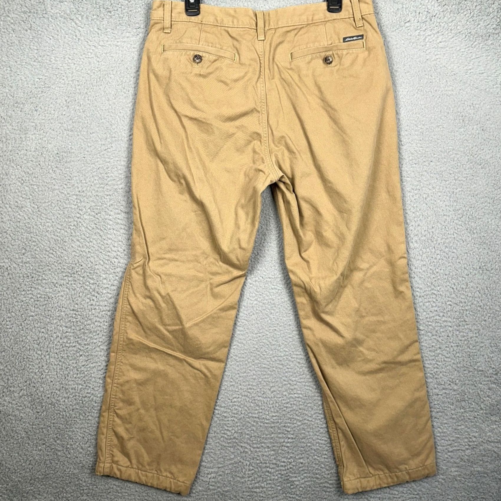 Eddie Bauer Eddie Bauer Pants Mens 34X30 Tan Flannel Lined Chino Straight Pocket Casual EUC Size US 34 / EU 50 - 2 Thumbnail
