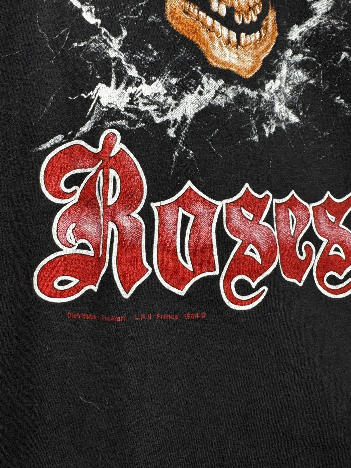 Band Tees Skull Dead Roses vintage 1994 American Flag band tee shirt Size US XL / EU 56 / 4 - 4 Thumbnail