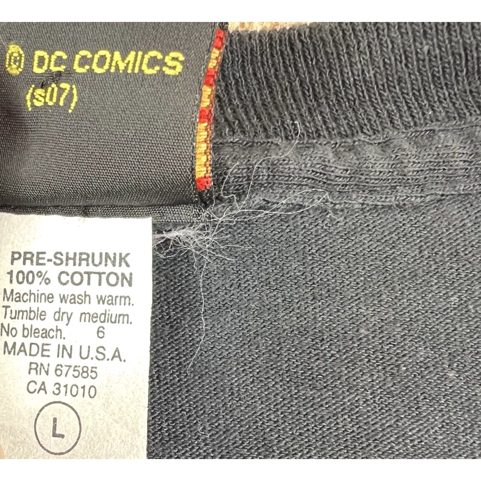 Vintage VINTAGE Warner Bros. Superman DC Comics Skull Logo Black T Shirt Size Large Man of Steel Short Sleeve Graphic Tee Mens Size US L / EU 52-54 / 3 - 4 Thumbnail