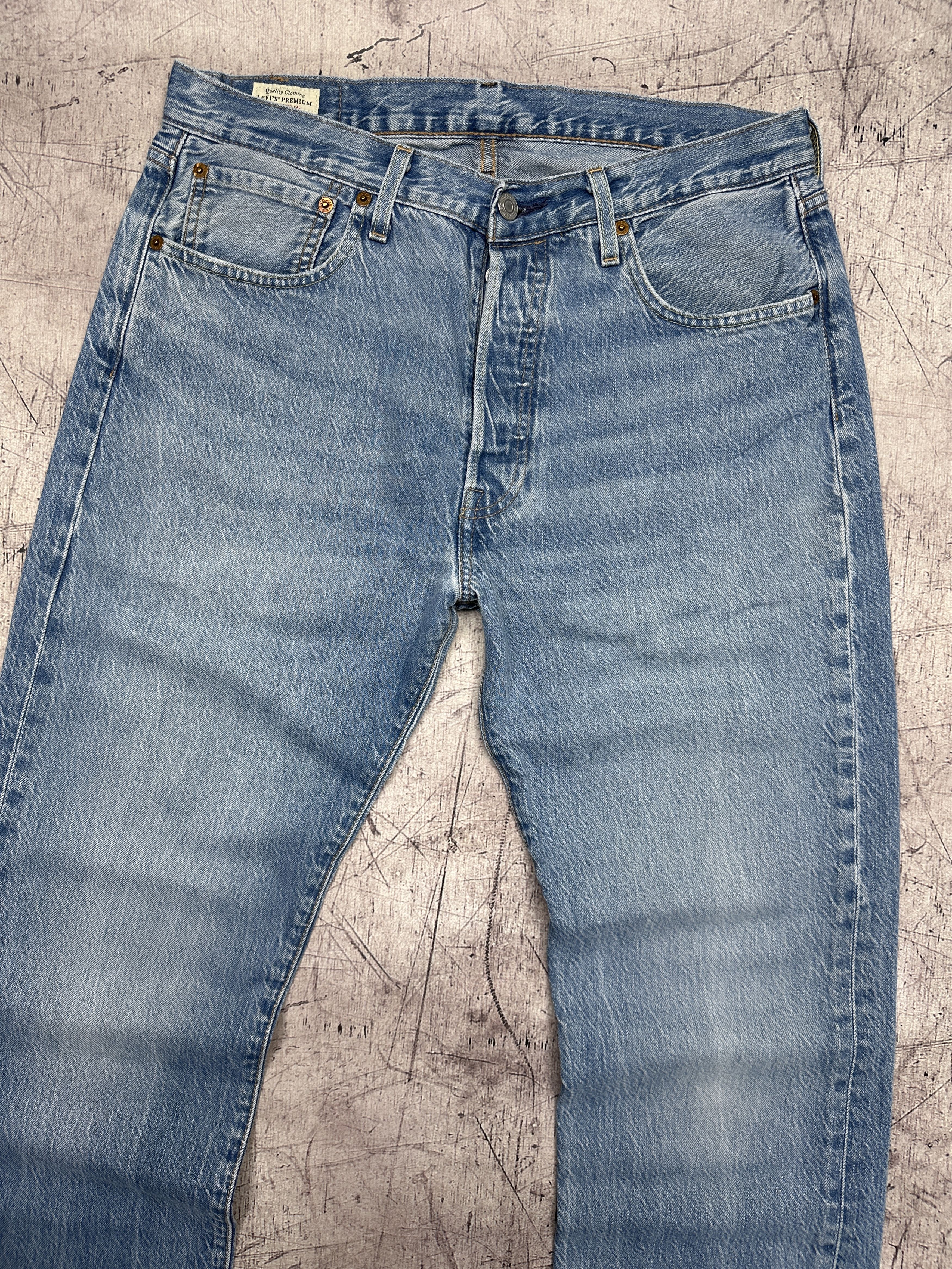 Levi's Levi's 501 Mens Premium Denim Pants Big E Jeans Size 33 x 34 Size US 33 - 6 Thumbnail