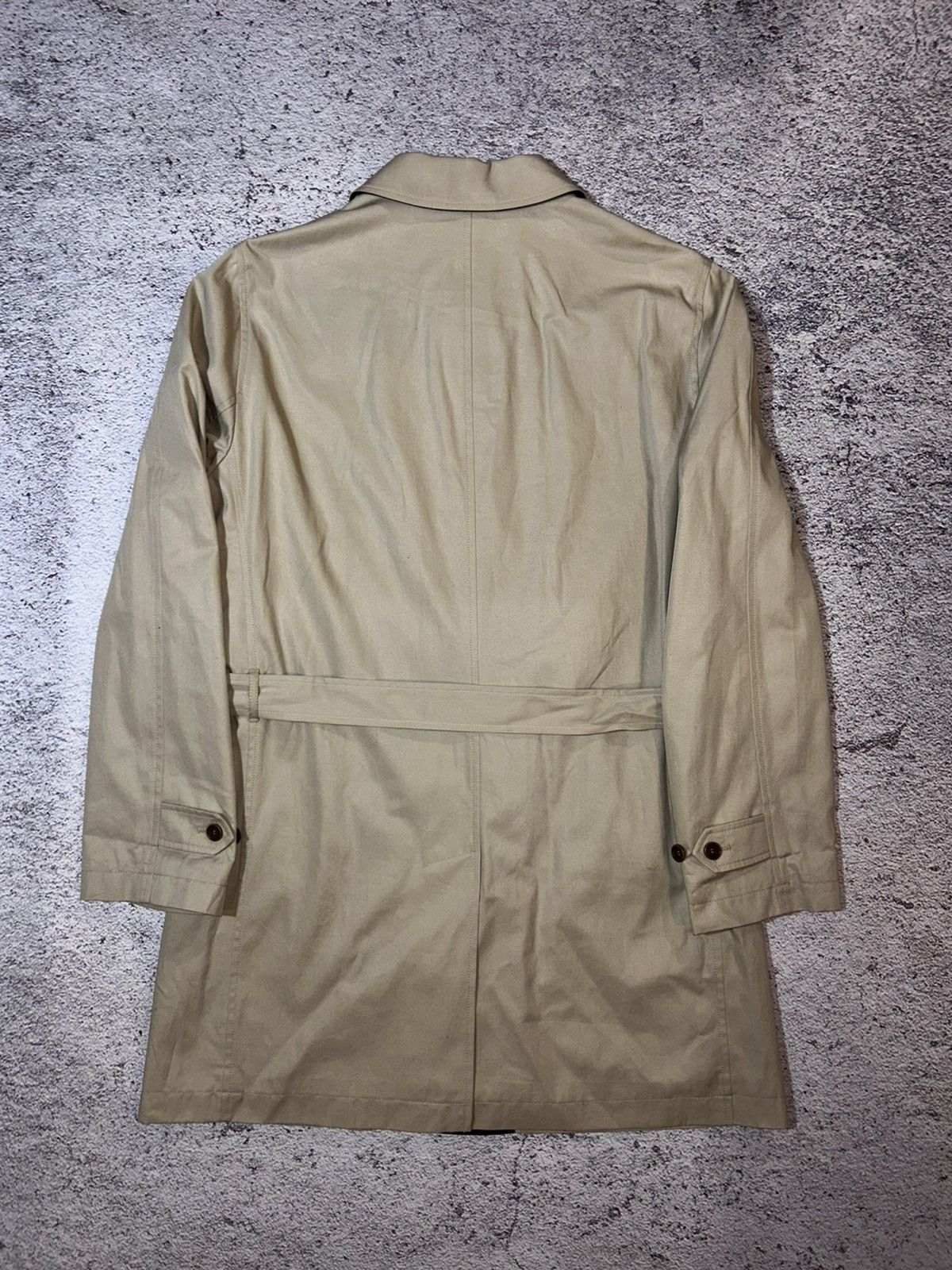 Lacoste Lacoste Vintage Beige Trench Coat Classic Mac Coat Size 60 Size US L / EU 52-54 / 3 - 12 Thumbnail