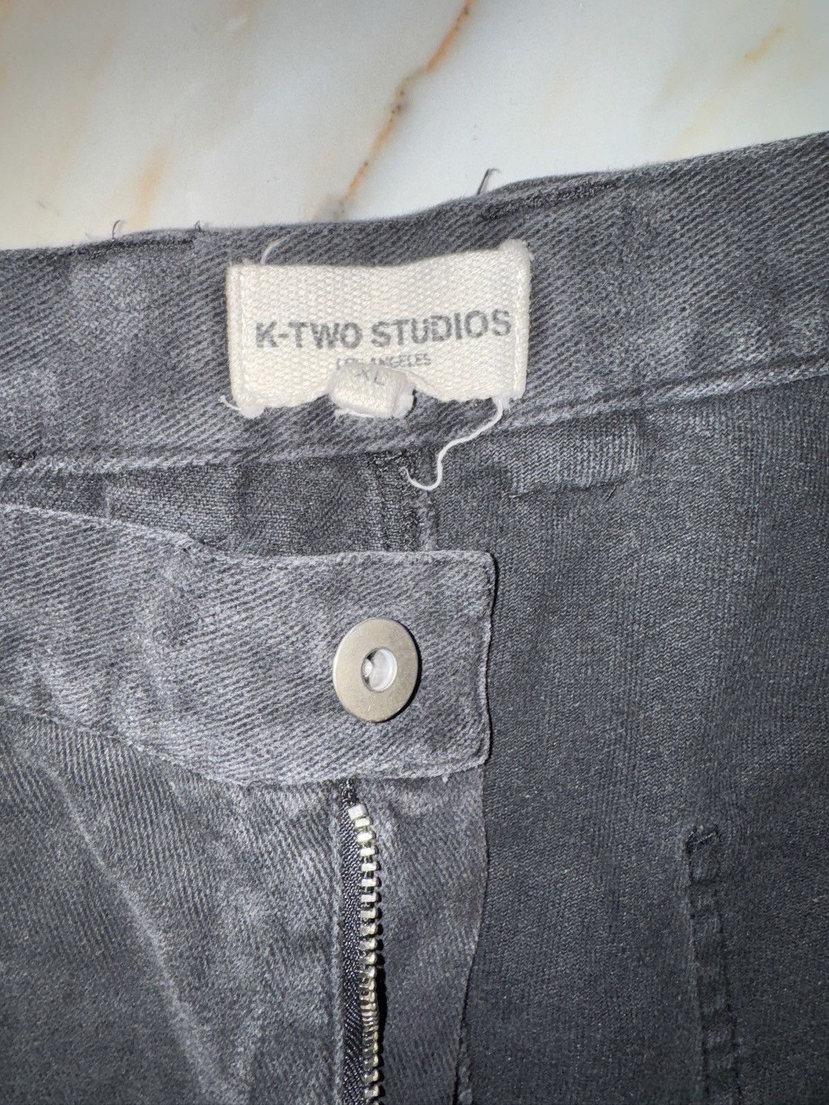 K-Two Studios K-two flared denim zipper cargo Size US 34 / EU 50 - 3 Thumbnail