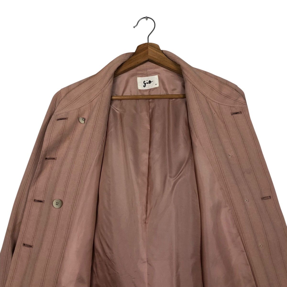 Designer × Japanese Brand 📌Vintage Long Jacket Gio Double Layer Issey Miyake Size US M / EU 48-50 / 2 - 15 Thumbnail