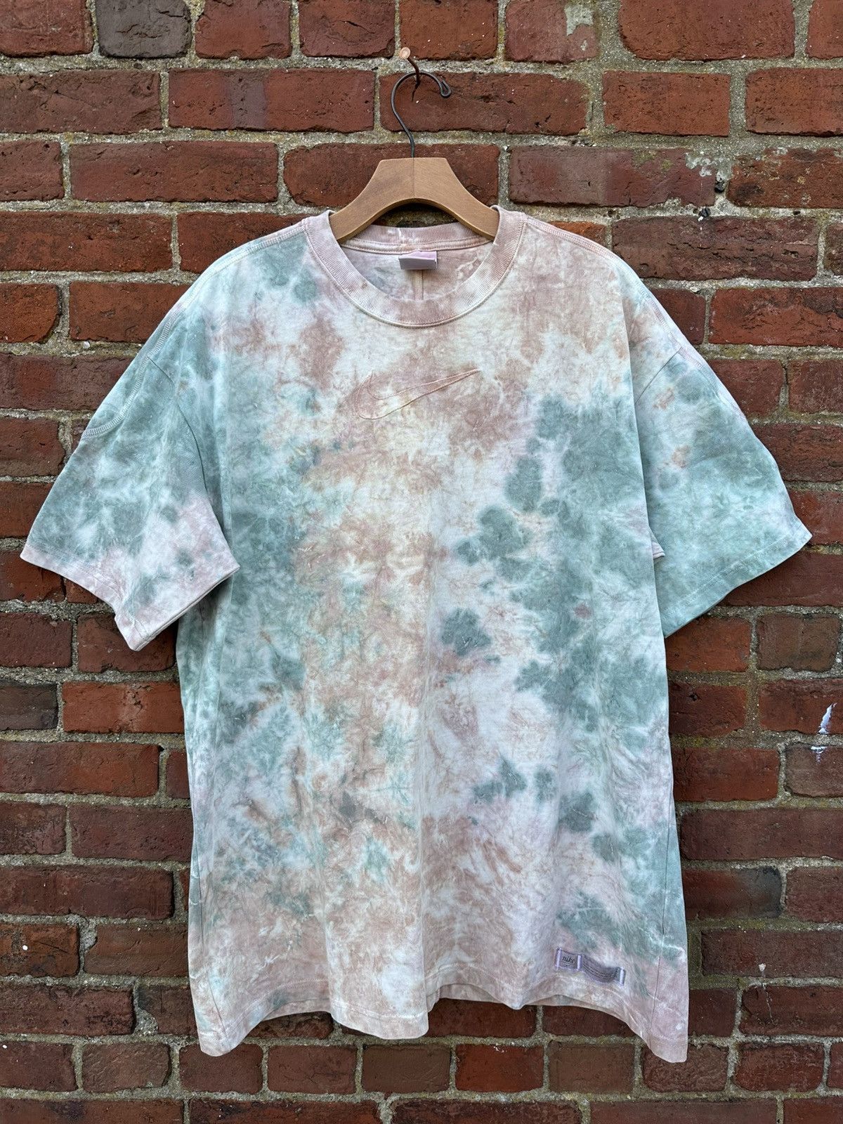 Nike Nike Heavyweight Marbled Tee Shirt Size US L / EU 52-54 / 3 - 1 Thumbnail