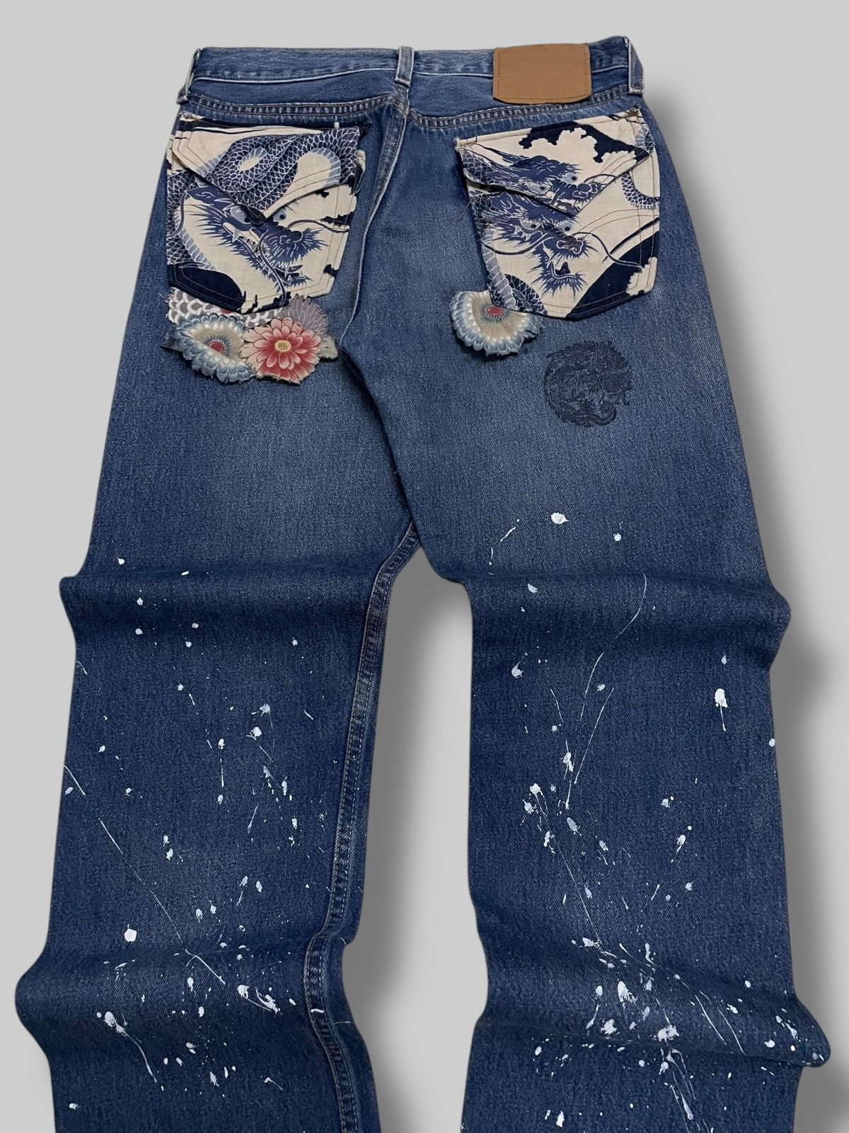 Levi's Vintage Clothing Vintage 90s Og Levis Original 501 Splash Sukan Distressed Size US 28 / EU 44 - 13 Thumbnail