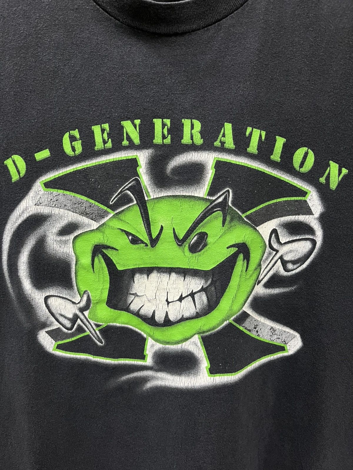 WWF Vintage WWF D-Generation X Tee 90s Hyland Tag Size US L / EU 52-54 / 3 - 3 Thumbnail