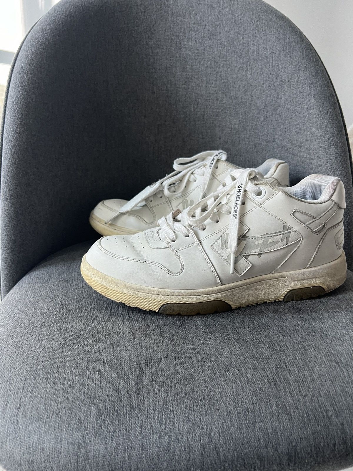 Off-White OFF WHITE Office Sneakers White 42 Size US 9.5 / EU 42-43 - 6 Thumbnail