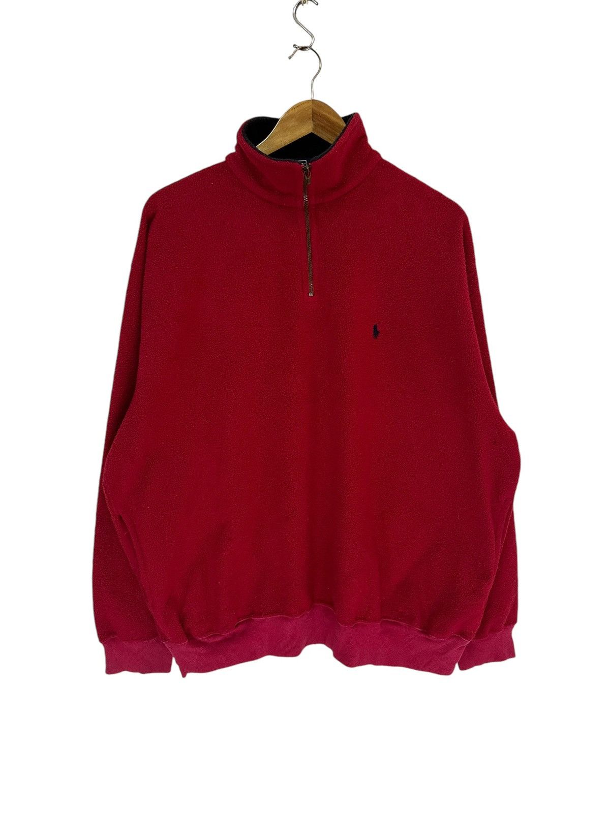 Polo Ralph Lauren vintage polo ralph lauren fleece sweatshirt half zip Size US L / EU 52-54 / 3 - 1 Thumbnail