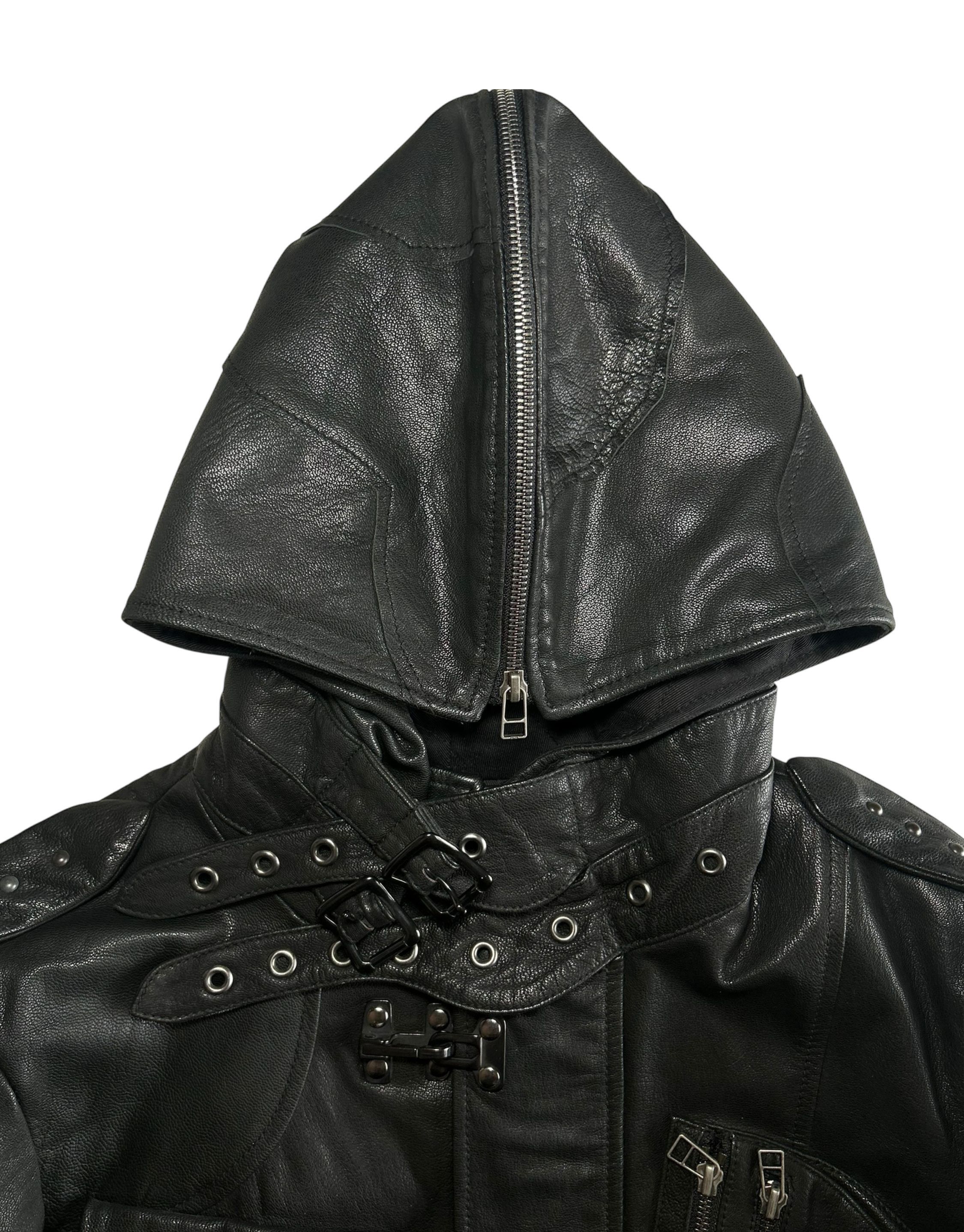 Yasuyuki Ishii Yasuyuki Ishii AW07 Gasmask Cargo Goat Leather Jacket Size US M / EU 48-50 / 2 - 4 Thumbnail