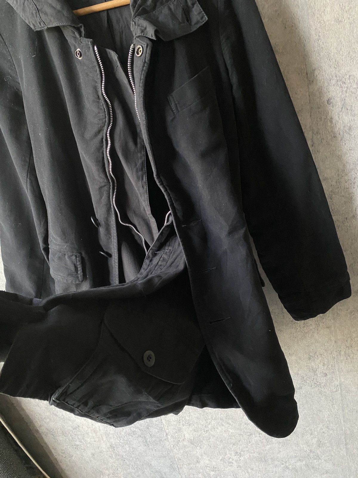 CABANE de ZUCCa Vintage Zucca Issey Miyake Double Layer Hoodie Jacket Size US S / EU 44-46 / 1 - 10 Thumbnail