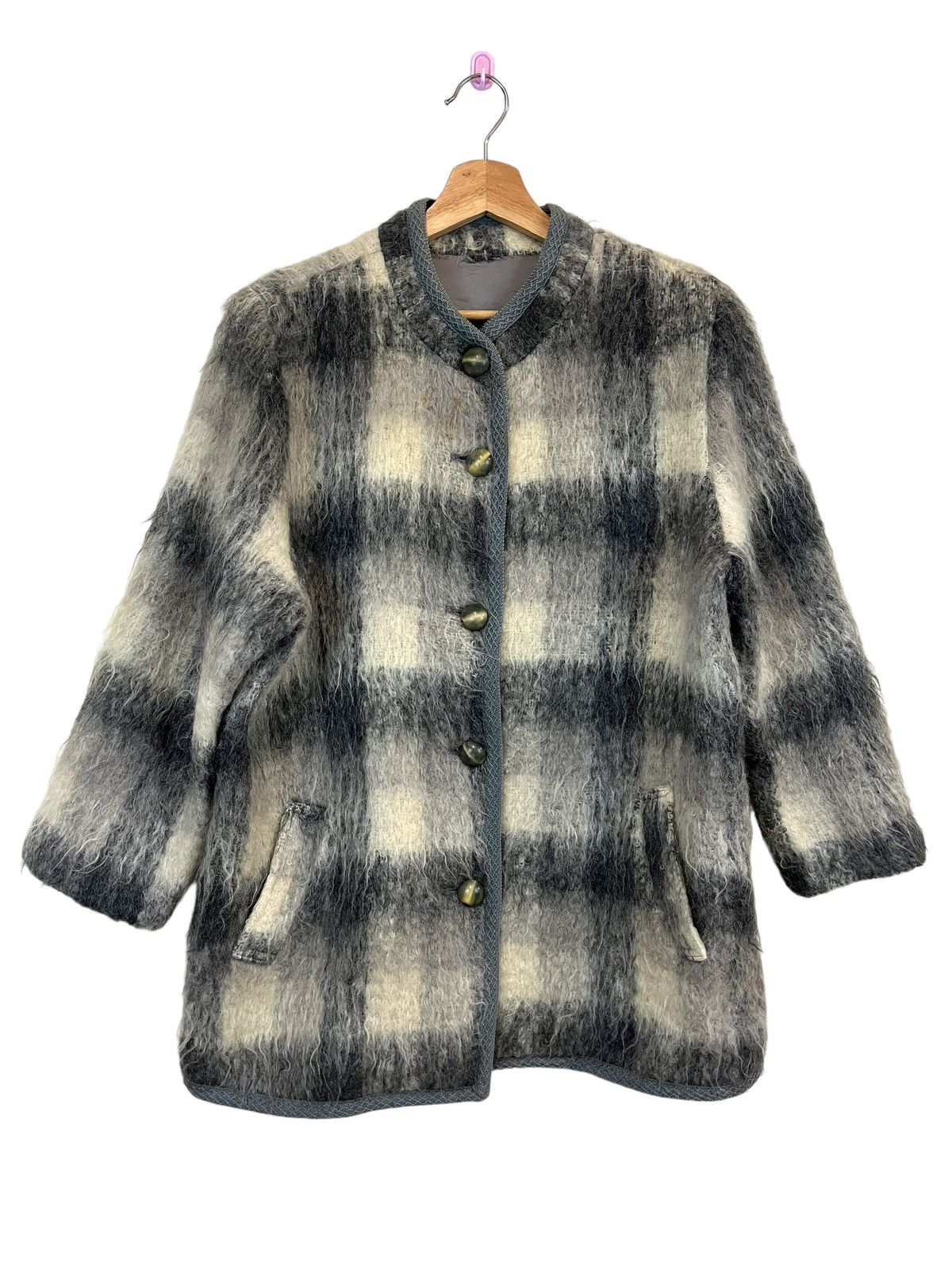 Syndicate Japanese Brand Mohair Jacket inspired By Kurt Cobain Size L / US 10 / IT 46 - 10 Thumbnail