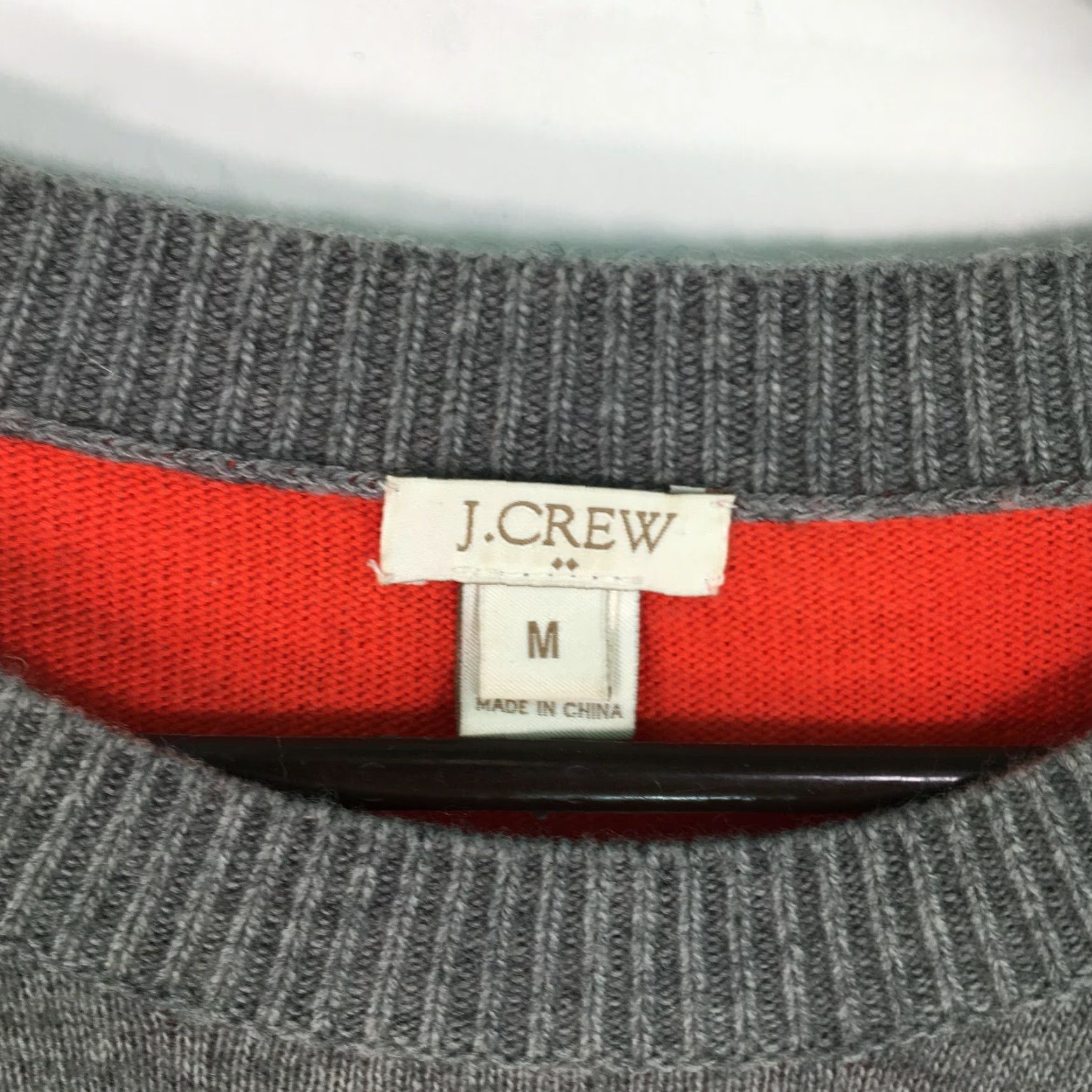 J.Crew VTG J.Crew Womens Casual Regular Crew Neck Long Sleeves Gray Sweater Size M Size M / US 6-8 / IT 42-44 - 4 Thumbnail