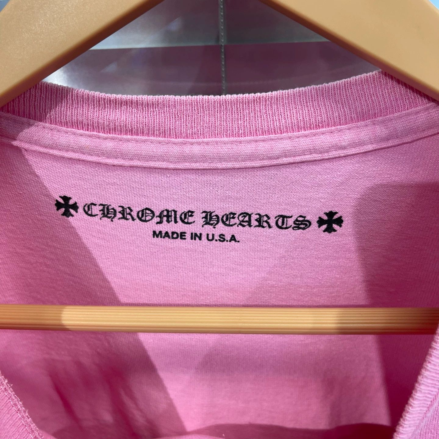 Chrome Hearts Chrome Hearts Pink Sanskrit Scroll Tee M 99 New Size US M / EU 48-50 / 2 - 3 Thumbnail