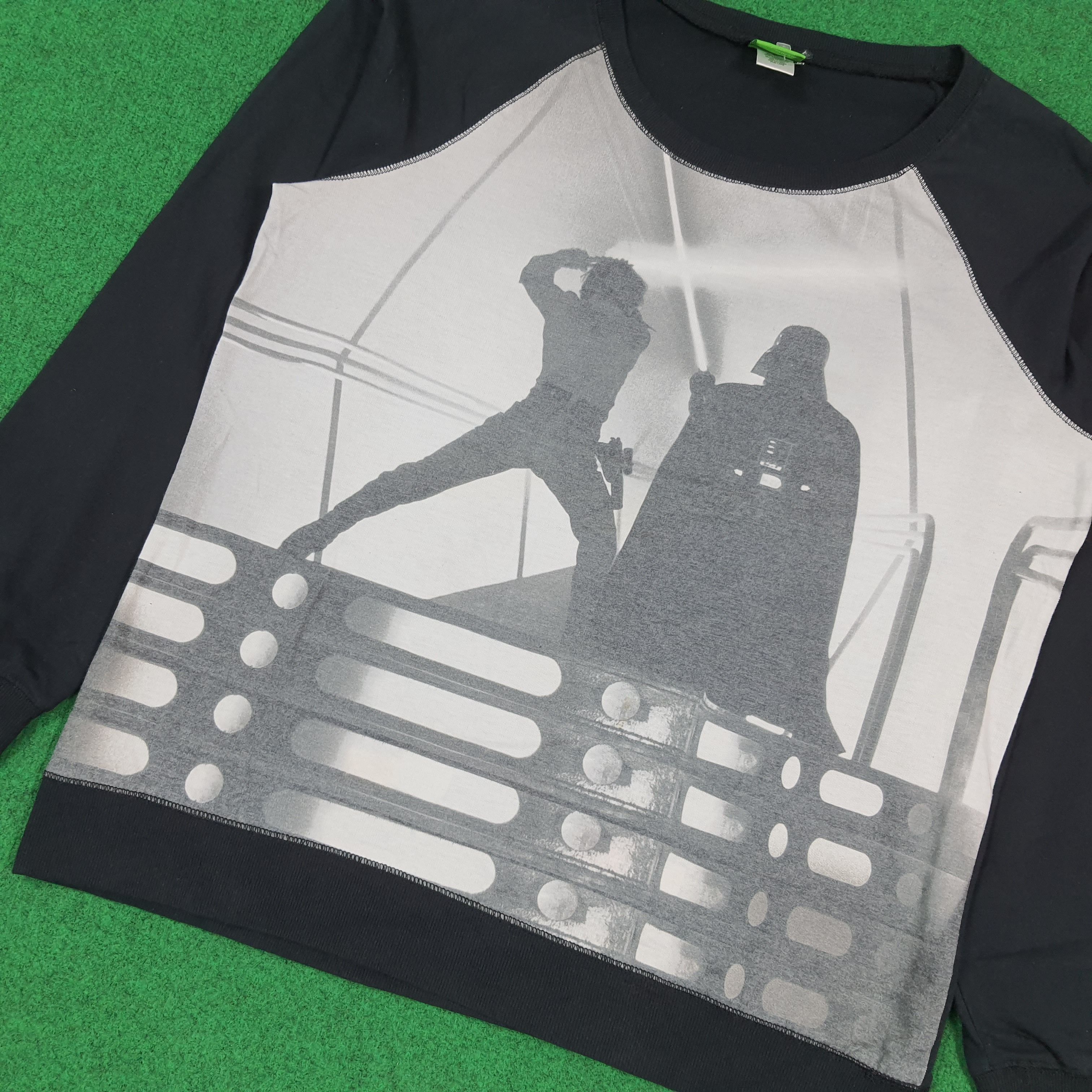 Star Wars Vintage Star Wars Movie Graphic Raglan Sweatshirt C296N1 Size US M / EU 48-50 / 2 - 2 Thumbnail