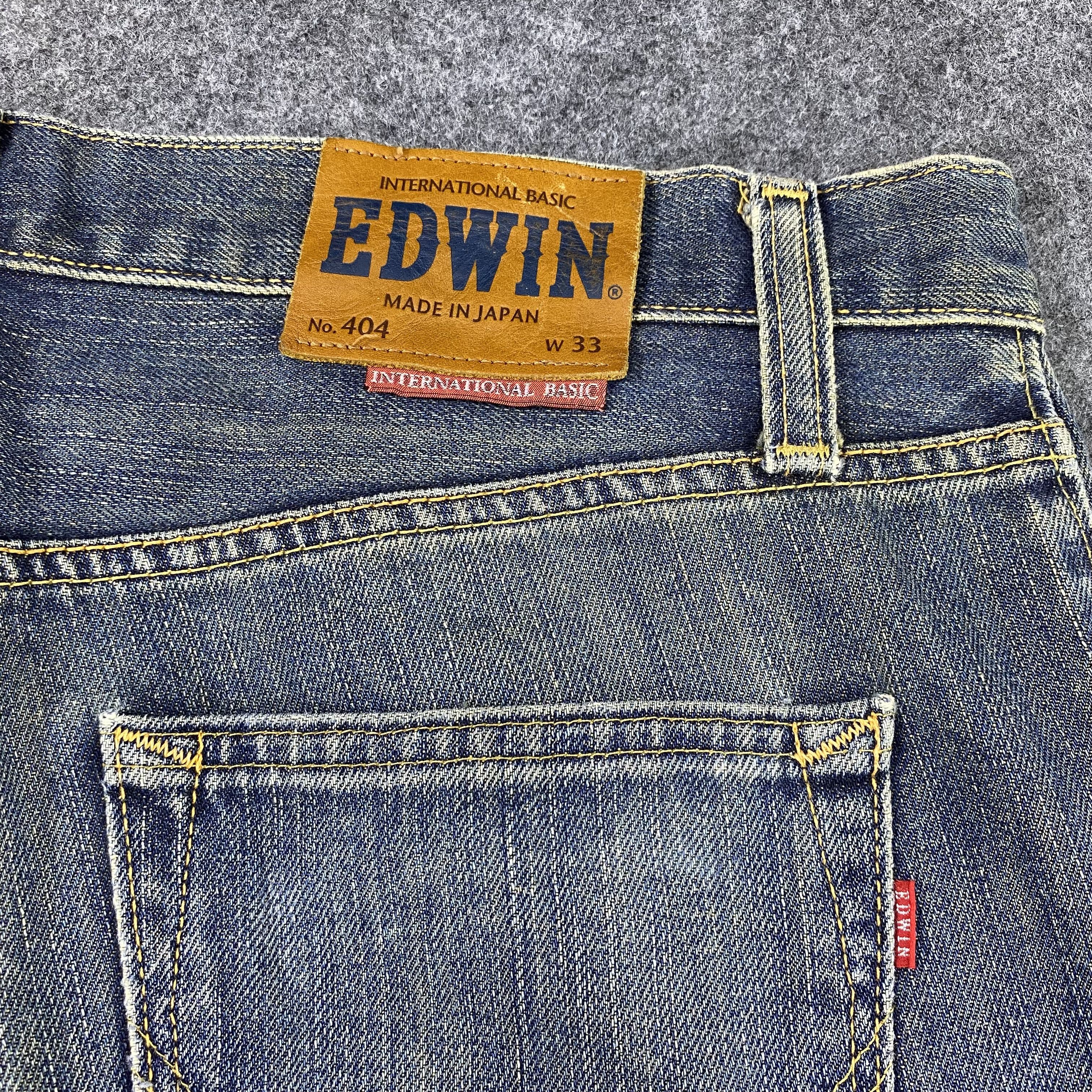 Edwin Vintage Edwin 404 Distressed Jeans - J1181 Size US 36 / EU 52 - 10 Thumbnail
