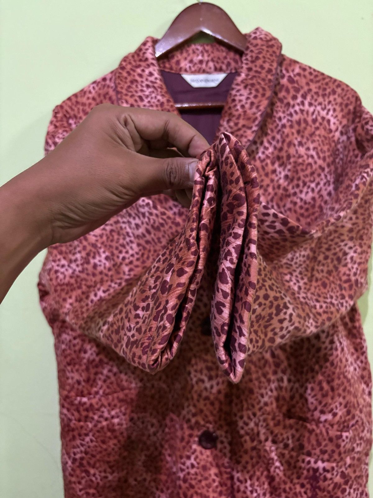 Yves Saint Laurent Yves Saint Laurent Long Jacket Design Leopard Design Size US M / EU 48-50 / 2 - 8 Thumbnail