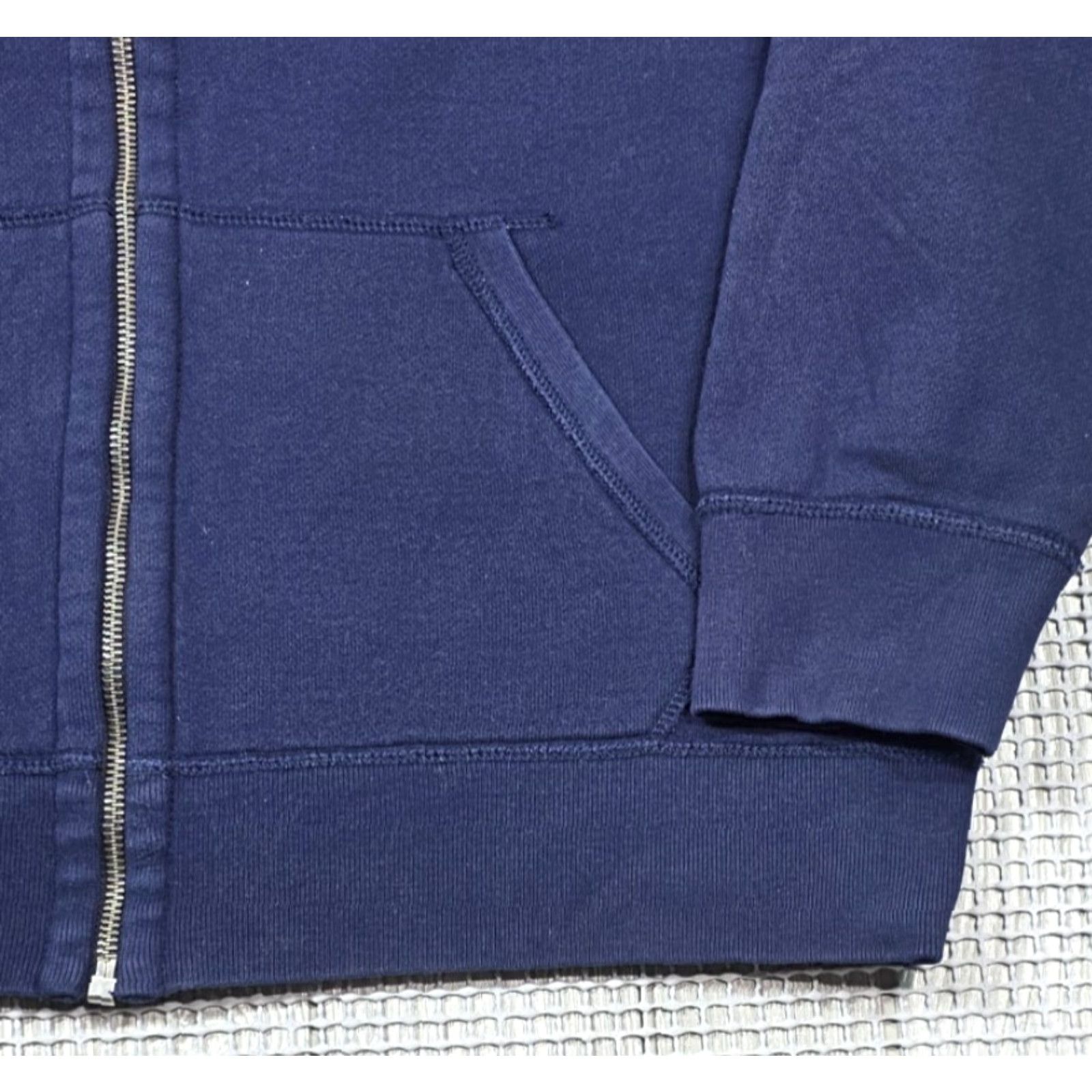 Polo Ralph Lauren VINTAGE Polo Ralph Lauren Men's Blue Full Zip Hoodie Jacket L Heavyweight Yellow Pony Hoodie Full Zip Zipper Pockets 90s Classic Designer Mens Size US L / EU 52-54 / 3 - 4 Thumbnail