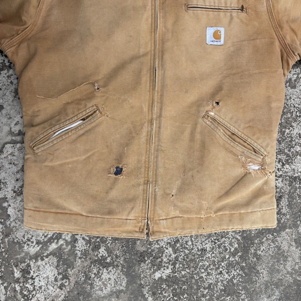 Carhartt Vintage Carhartt Detroit Tan Jacket Size US L / EU 52-54 / 3 - 15 Thumbnail