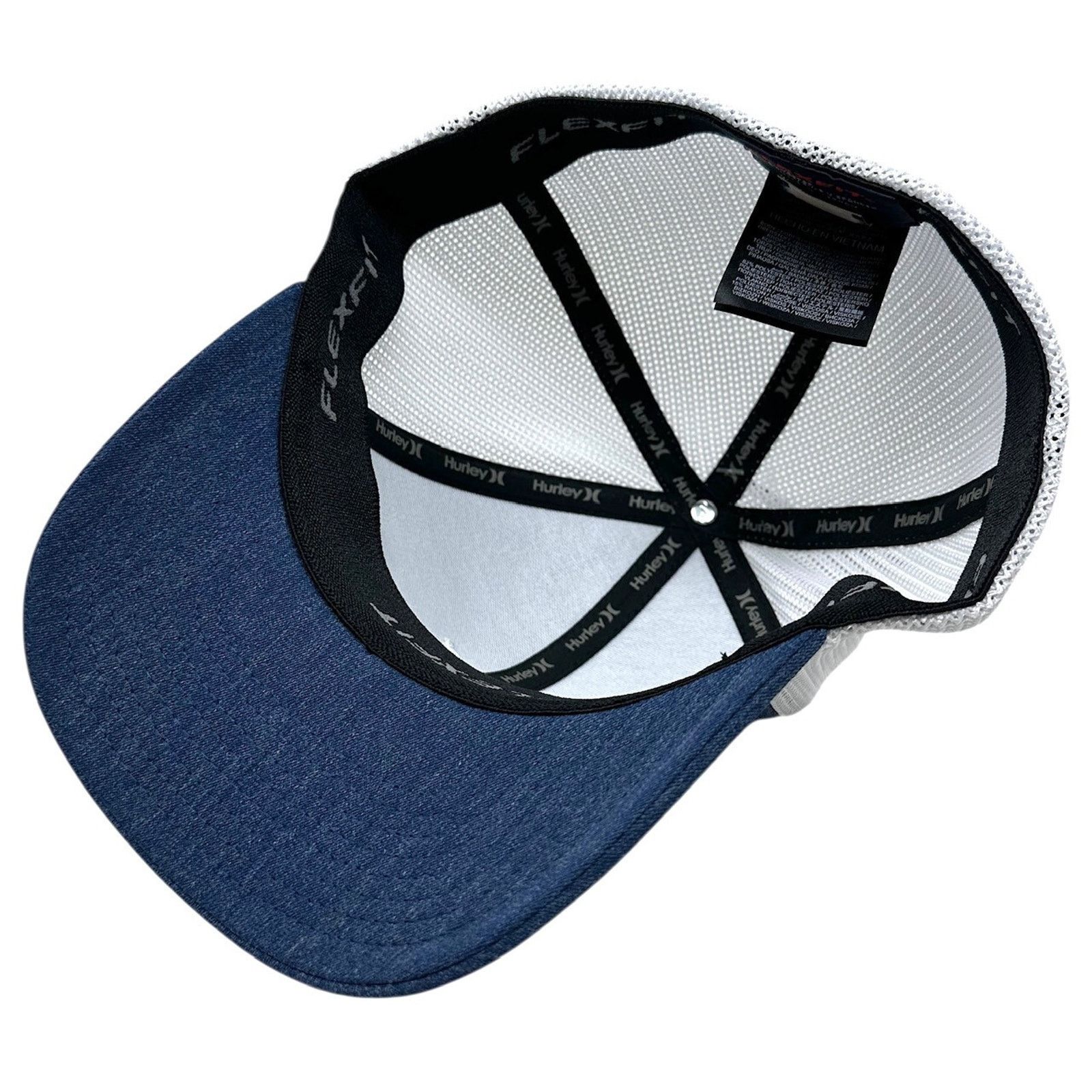 Hurley Hurley Hat Icon Textures Stretch Flex Fit Mesh Trucker Cap Size ONE SIZE - 4 Thumbnail