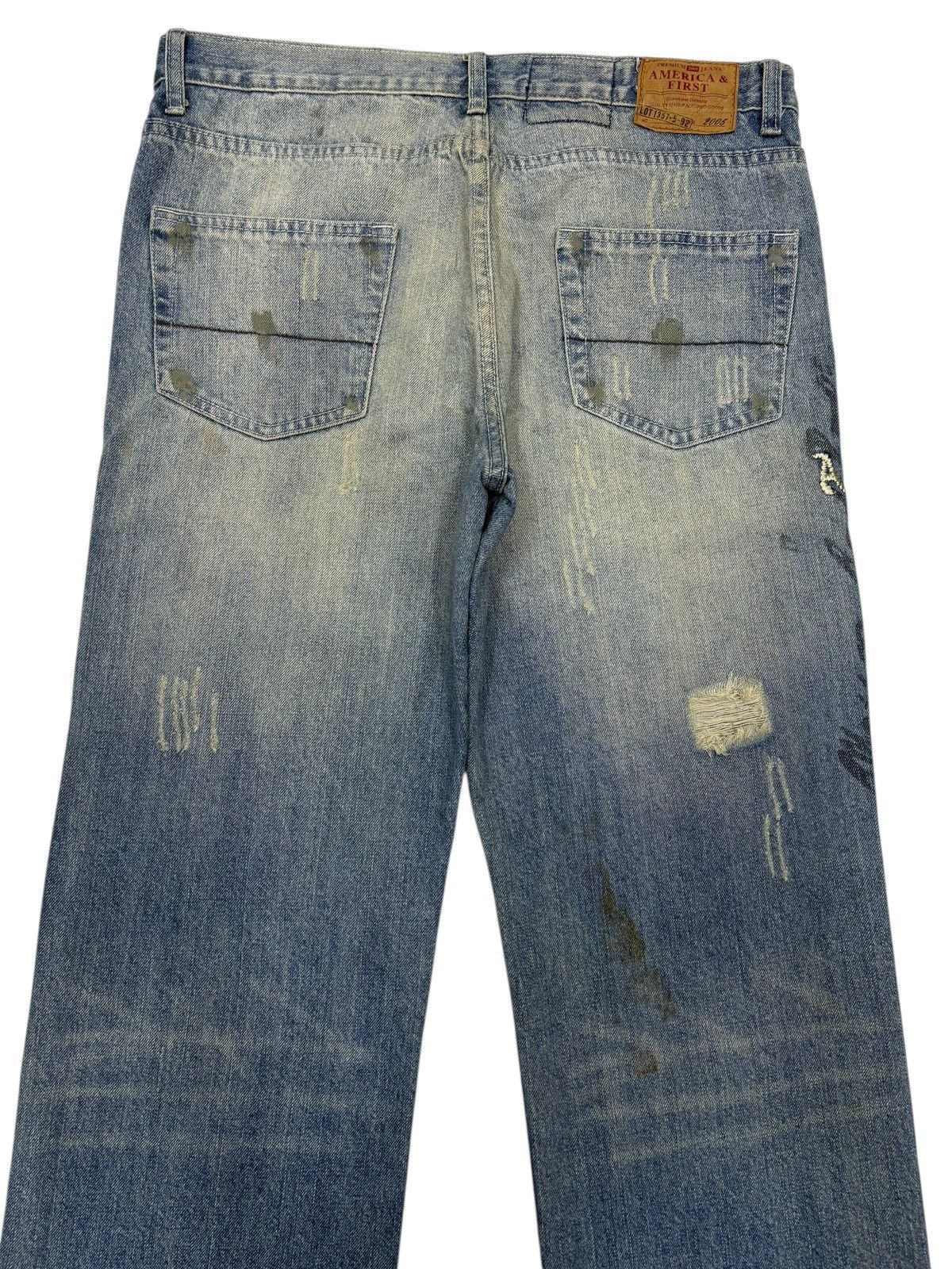 Acne Studios BAGGY FLARE DISTRESS PAINTER JEANS ABERCROMBIE & FITCH STYLE Size US 35 - 6 Thumbnail