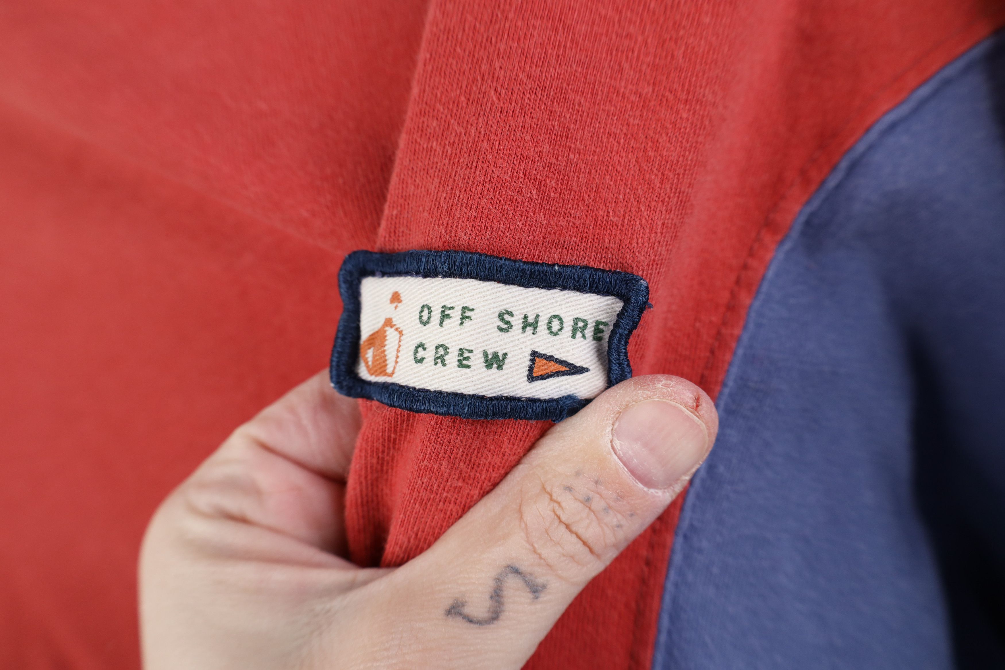 Vintage Vintage 90s Jockey Sailing Block Off Shore Crew T-Shirt Size US L / EU 52-54 / 3 - 4 Thumbnail